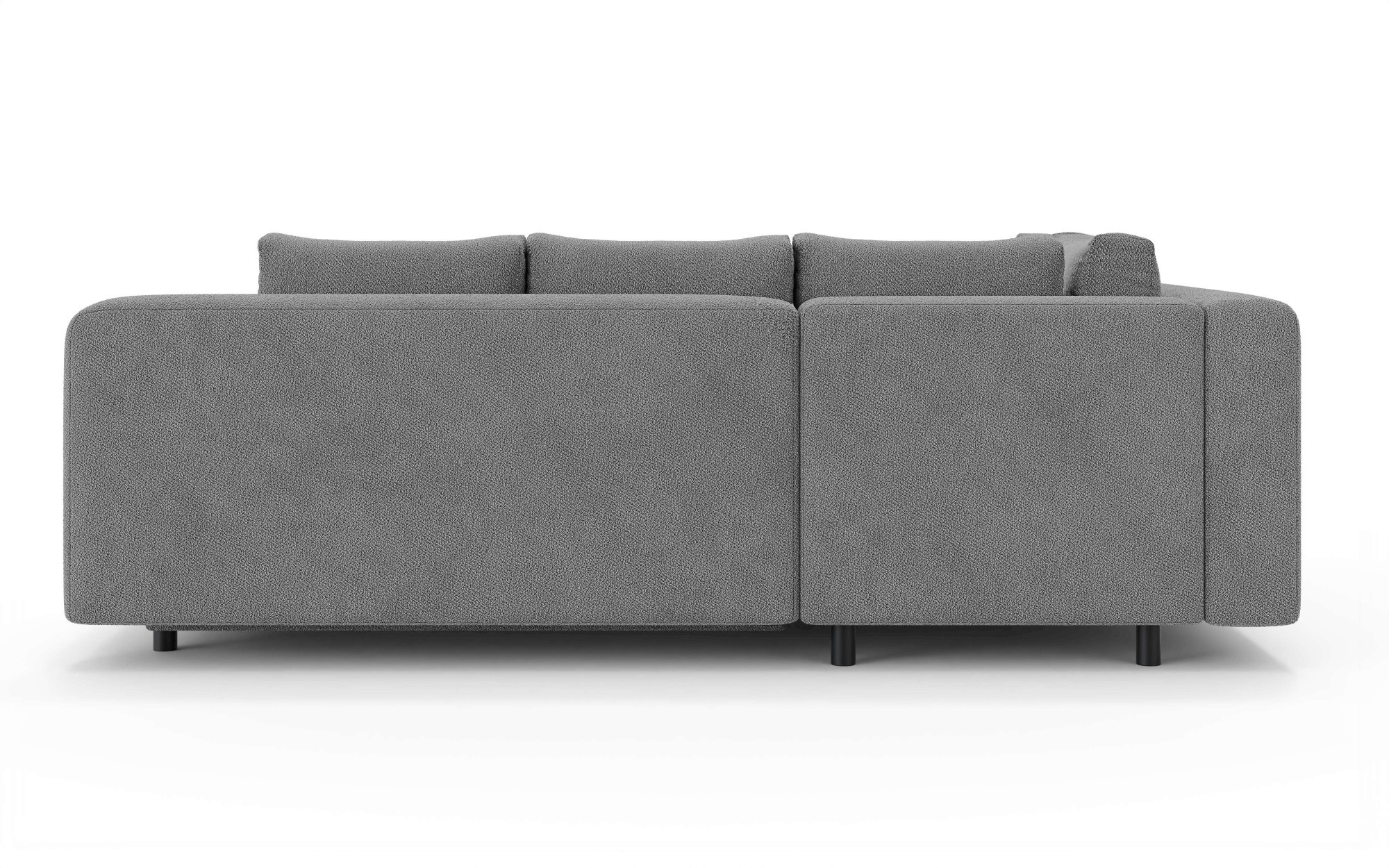 Home affaire Ecksofa »LENNARA Schlafsofa mit Bettkasten, Maße B/T/H: 234/179/85 cm«, L-Form mit Ottomane rechts/links, mit Wellenunterfederung