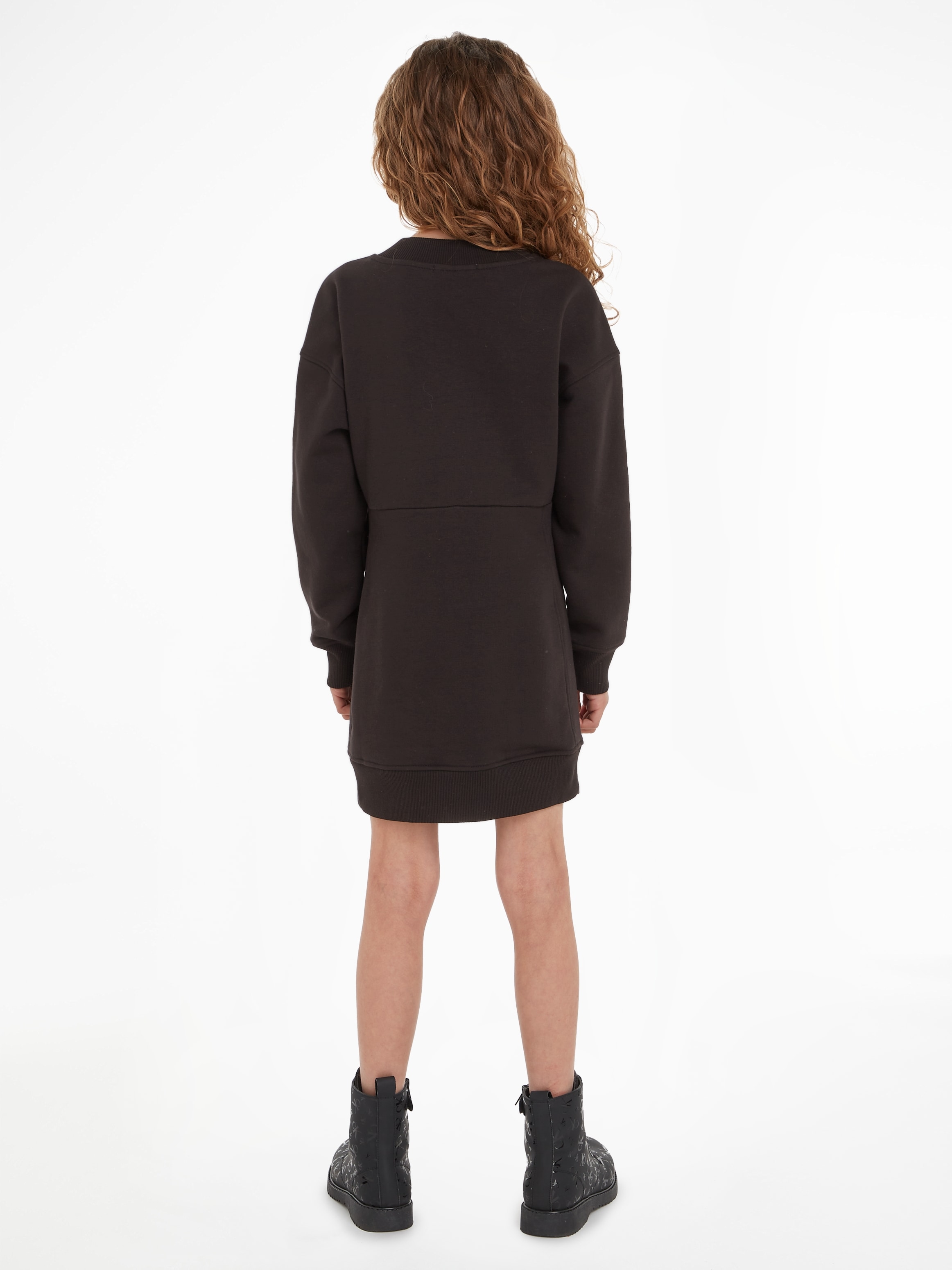 Calvin Klein Jeans Blusenkleid »METALLIC MONOGRAM HWK DRESS«, für Kinder bis 16 Jahre