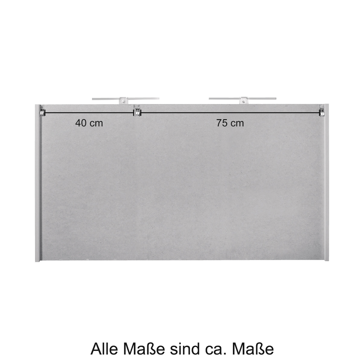 welltime Spiegelschrank »Malibu«, Breite 120 cm, mit Spiegeltüren und Softclose-Funktion