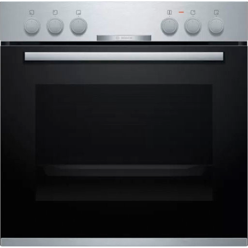 BOSCH Elektro-Herd-Set »HND211CS62« mit Teleskopauszug nachrüstbar edelstahlfarben Bedienfeld am Herd