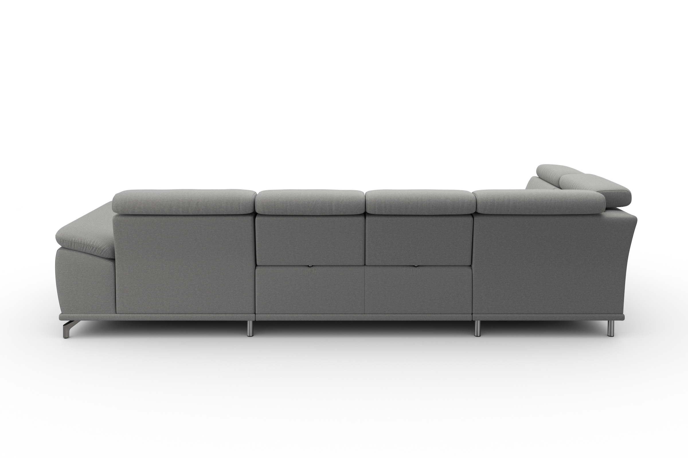 sit&more Wohnlandschaft »Cabrio U-Form, mit Sitztiefenverstellung, Arm- und Kopfteilverstellung«, 3 Nierenkissen, Federkern, optional Bettfunktion und Stauraum