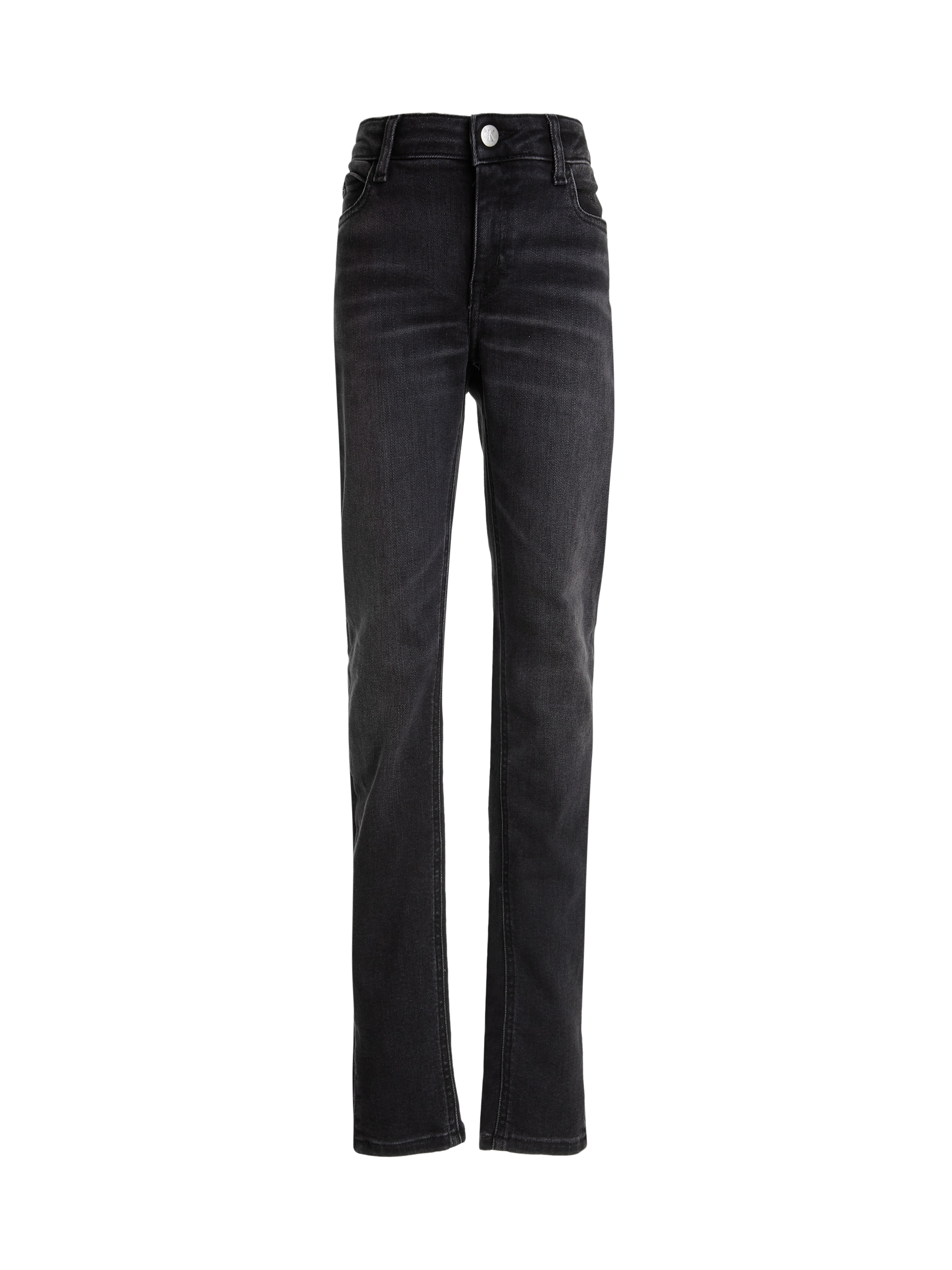 Calvin Klein Jeans Skinny-fit-Jeans »SKINNY MR SLIT OPTIC BLACK«, für Kinder bis 16 Jahre