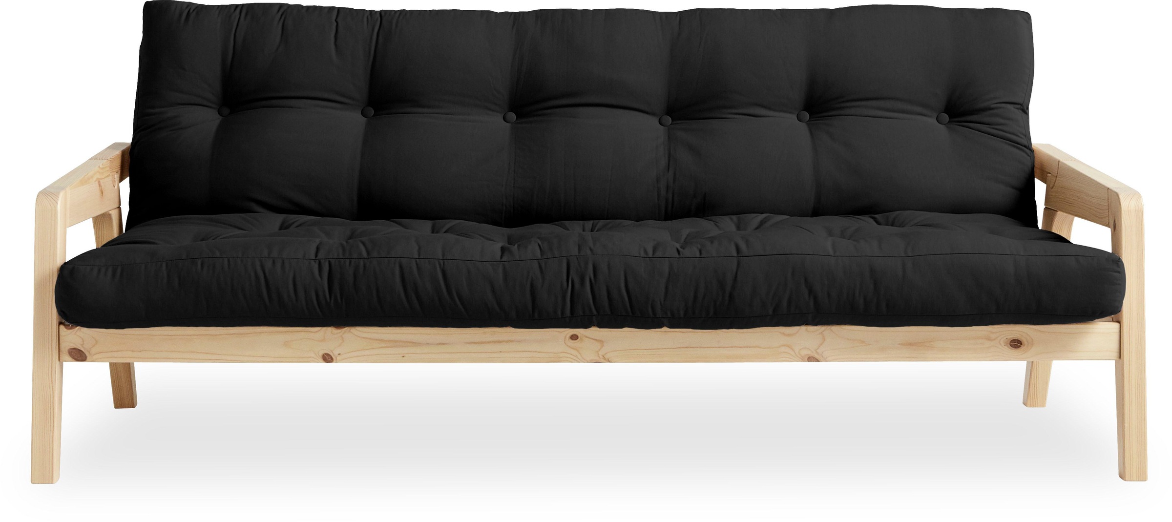 Karup Design Schlafsofa, Mit Holzstruktur, inkl. Futonmatratze, Liegefläche günstig online kaufen
