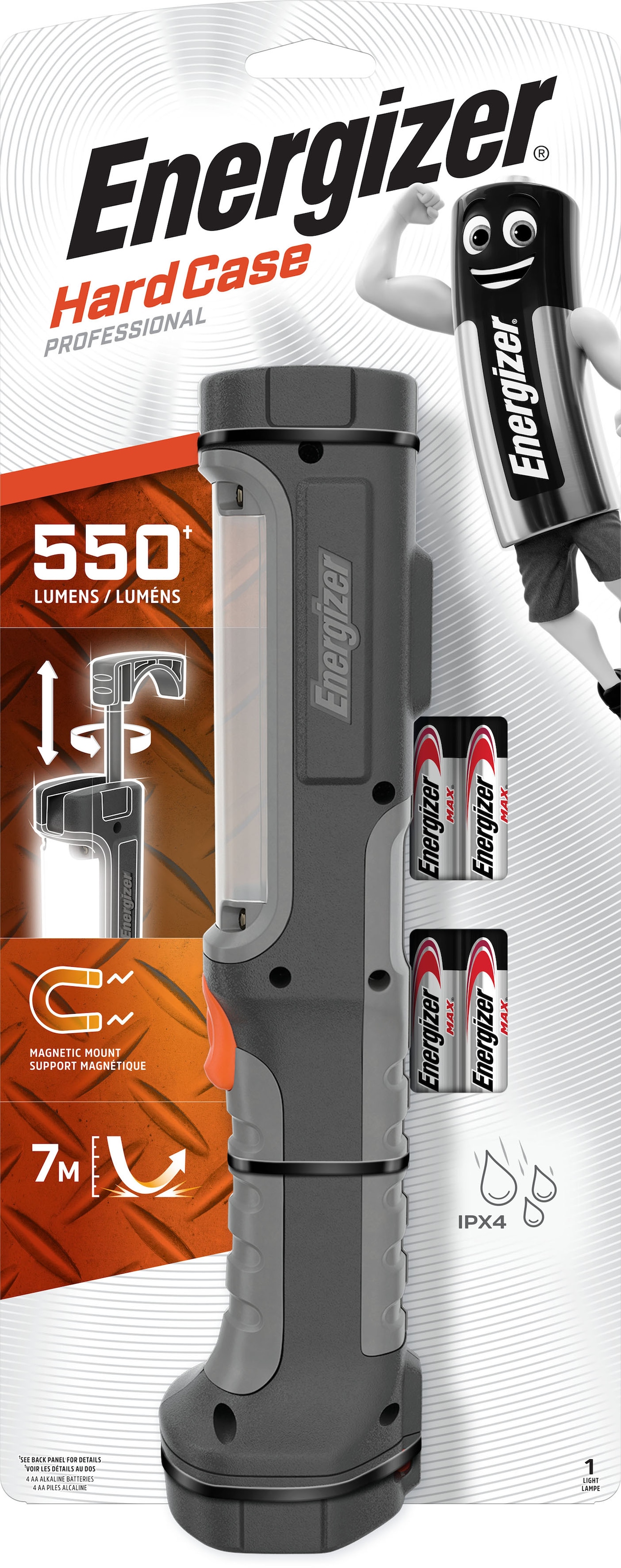 St.) AA Pro bestellen LED inkl. 4 »Hardcase Batterien«, (Packung, Energizer jetzt Worklight Taschenlampe 5