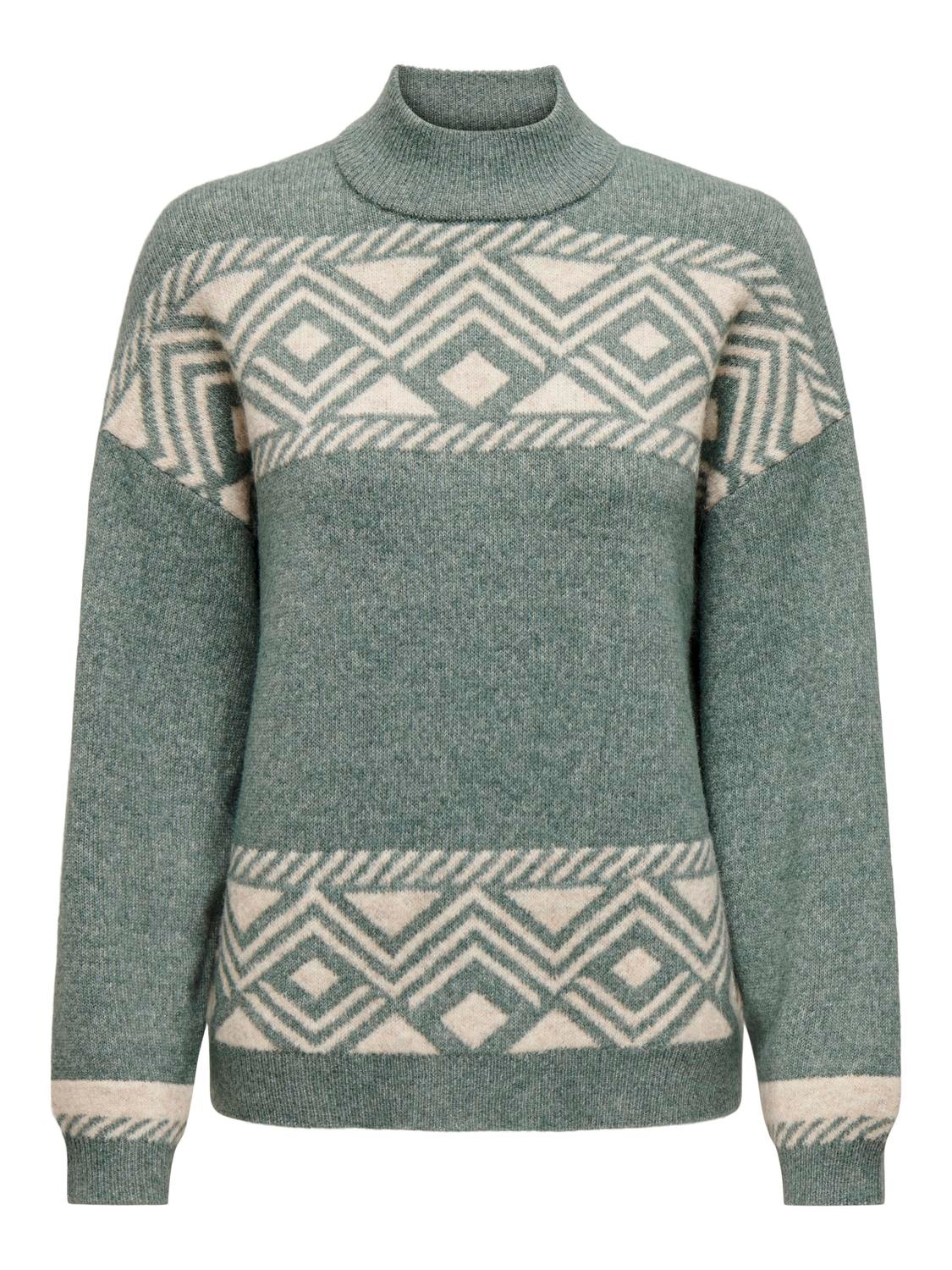 ONLY Stehkragenpullover »ONLVICTORIA L/S PULLOVER KNT NOOS«