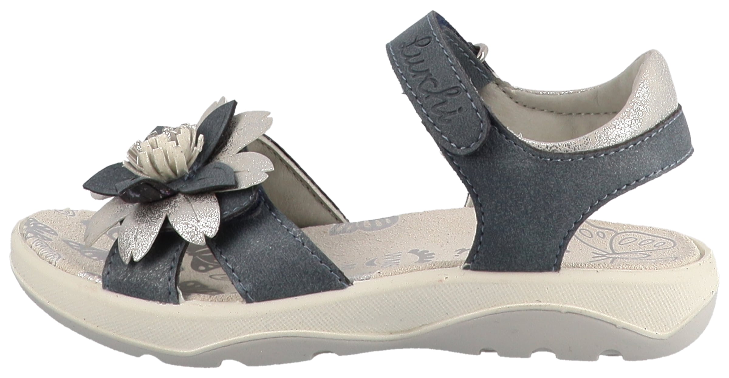 Lurchi Sandale »Flora«  Sandalette mit Blumenverzierung, Größenschablone zum Download
