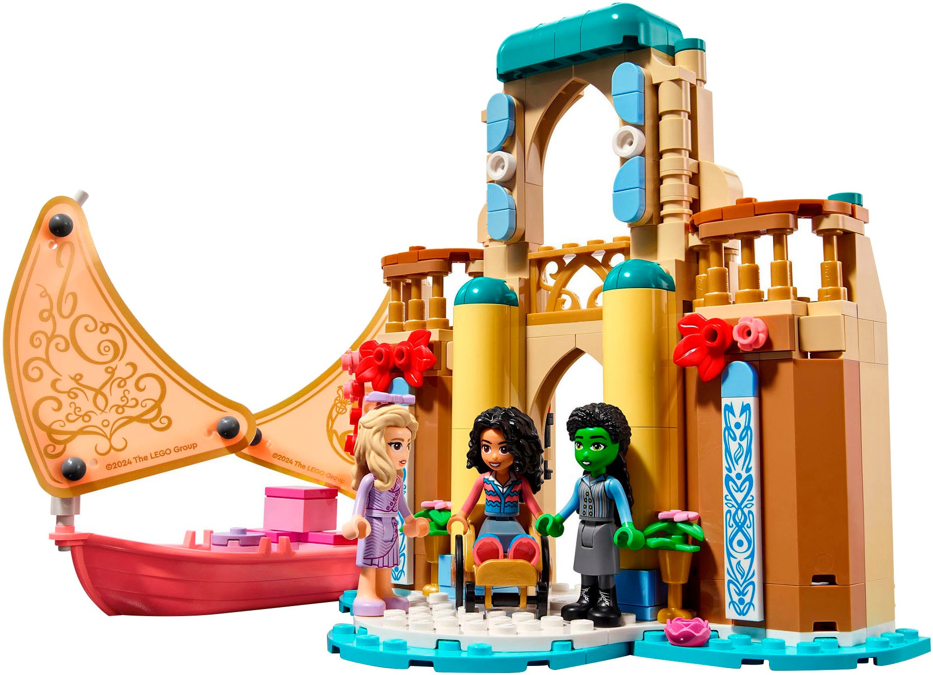 LEGO® Konstruktionsspielsteine »Glinda, Elphaba und Nessarose an der Universität Shiz (75681)«, (304 St.), LEGO Wicked; Made in Europe