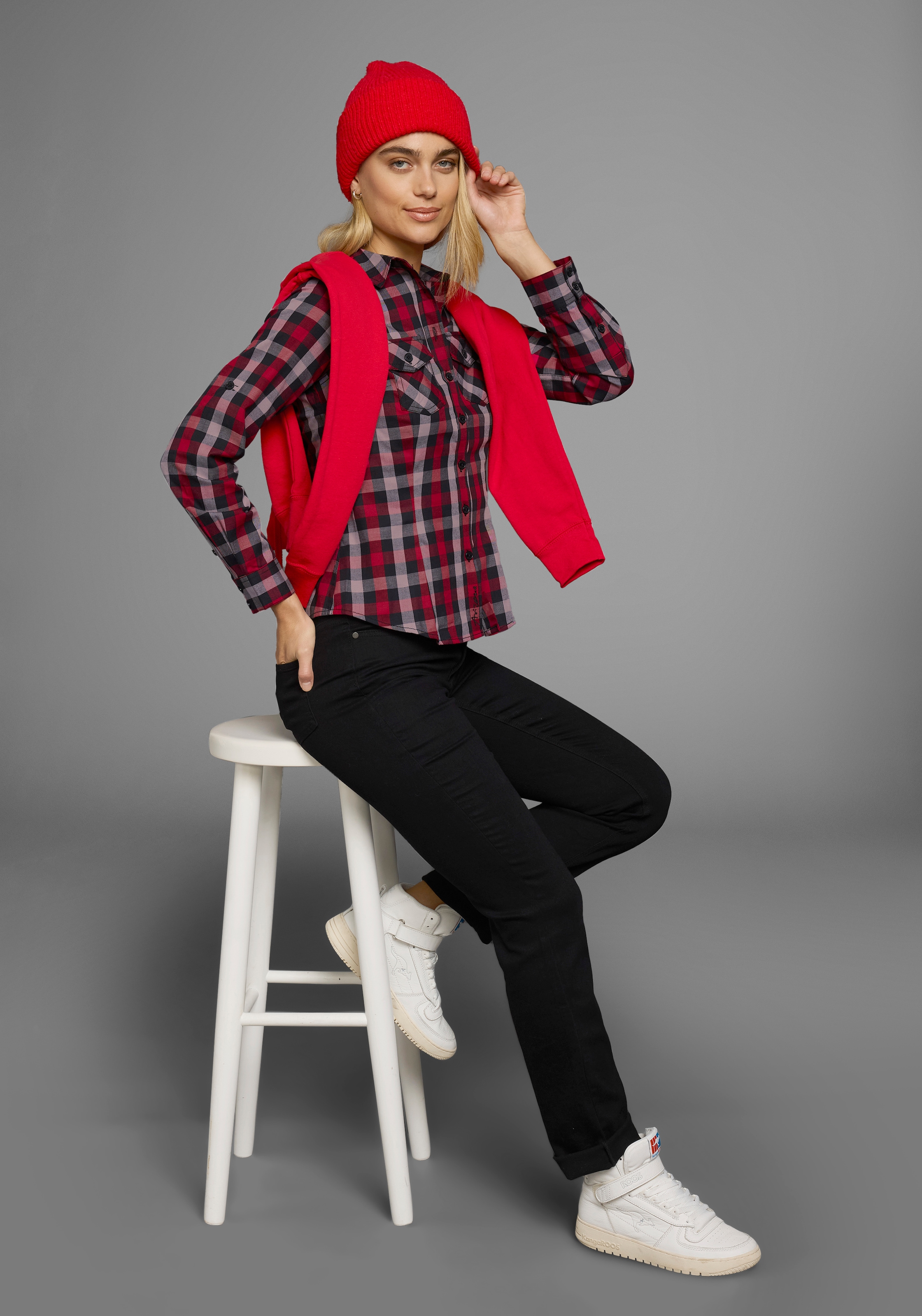 Arizona Karobluse, Lässiger-Holzfäller-Look