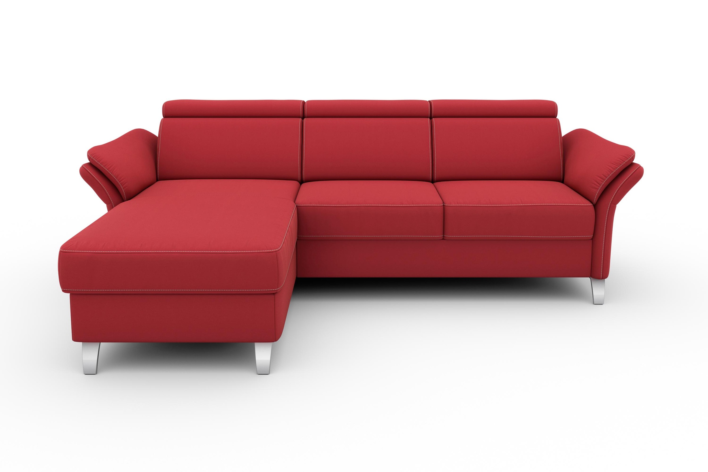 sit&more Ecksofa »Vincenzo L-Form«, inklusive Kopfteilverstellung, wahlweis günstig online kaufen