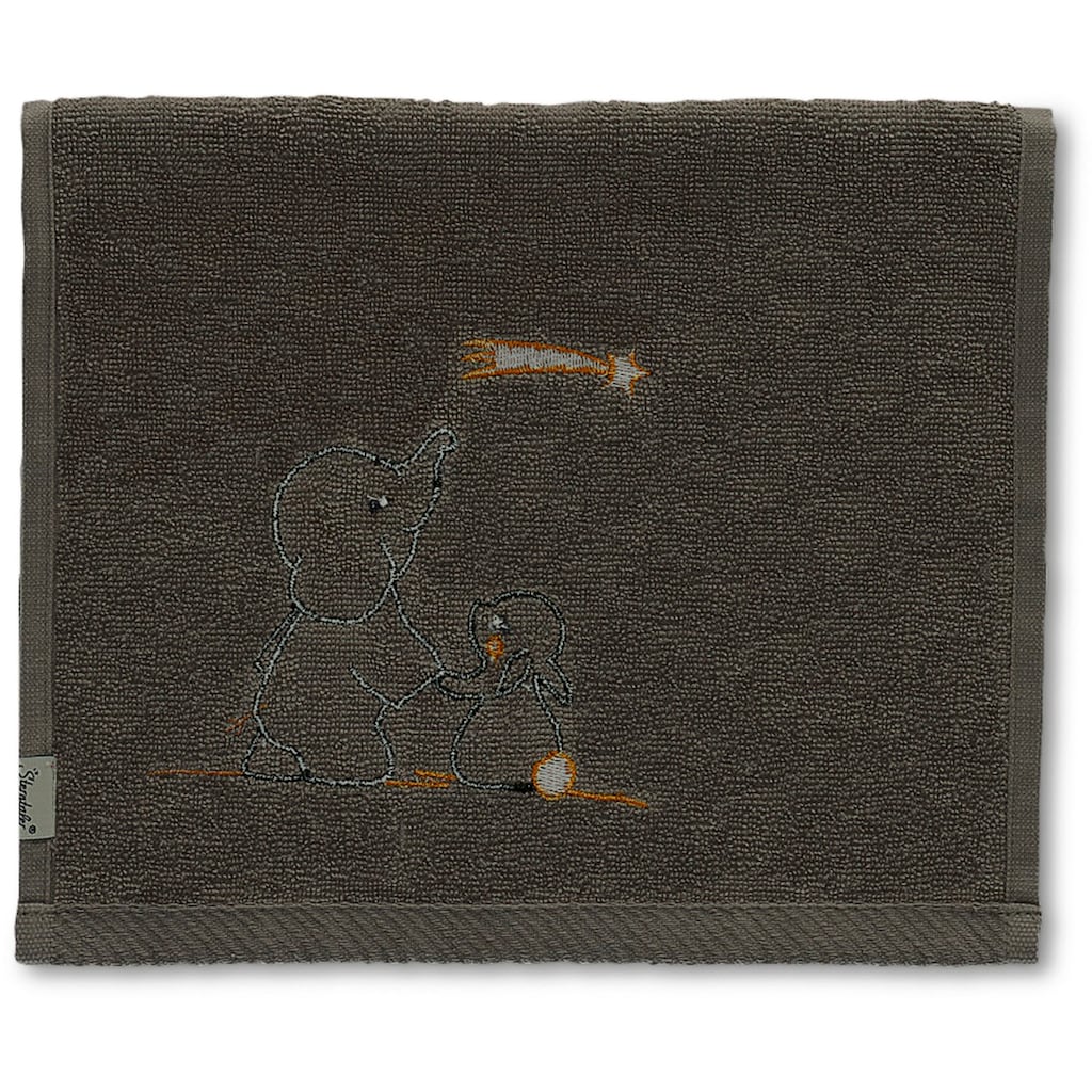 Sterntaler® Handtücher »Doppelpack Kinderhandtücher Elefant Eddy, 30x50cm«, (2 St.)
