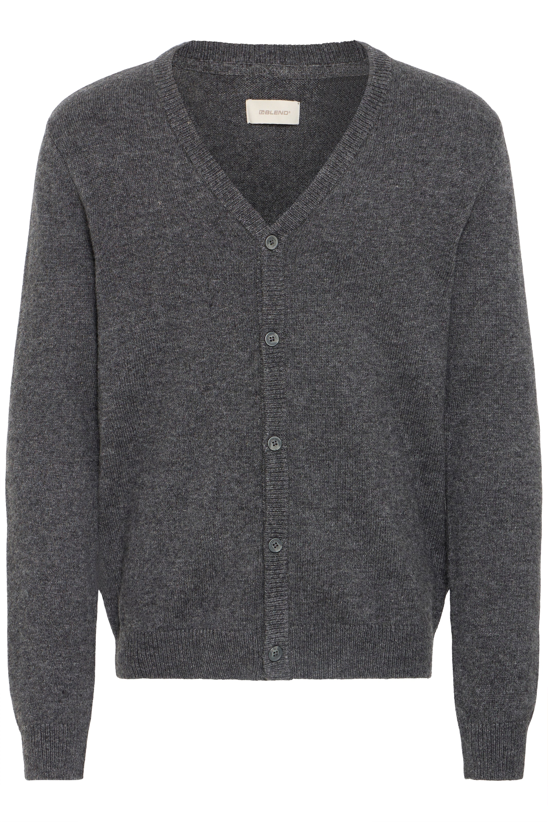 Blend Strickjacke »BHBRANKO CARDIGAN KNIT« mit Knopfleiste, aus Wollmischung, Regular Fit, hüftbedeckende Länge