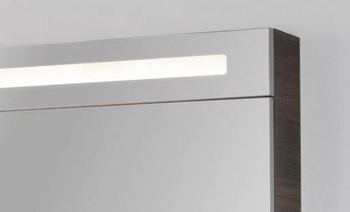 FACKELMANN 60 Ulme-Madera«, Spiegel-Tür Breite - Raten »CL Badmöbel auf kaufen cm, und 60 1 mit LED-Beleuchtung Spiegelschrank