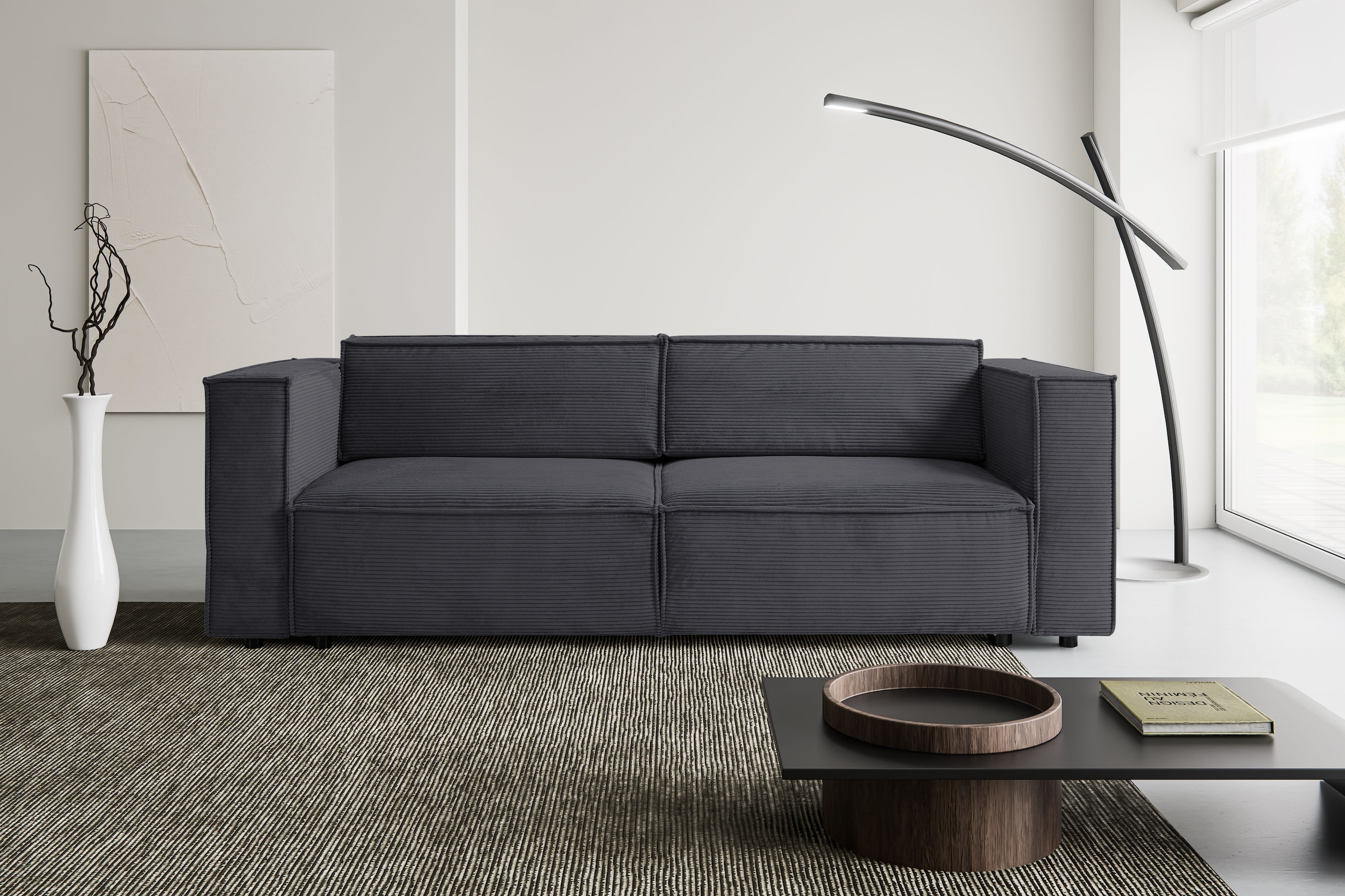 WERK2 Schlafsofa »Kansas Breite 252 cm, mit extragroßer Liegefläche 202x152 günstig online kaufen