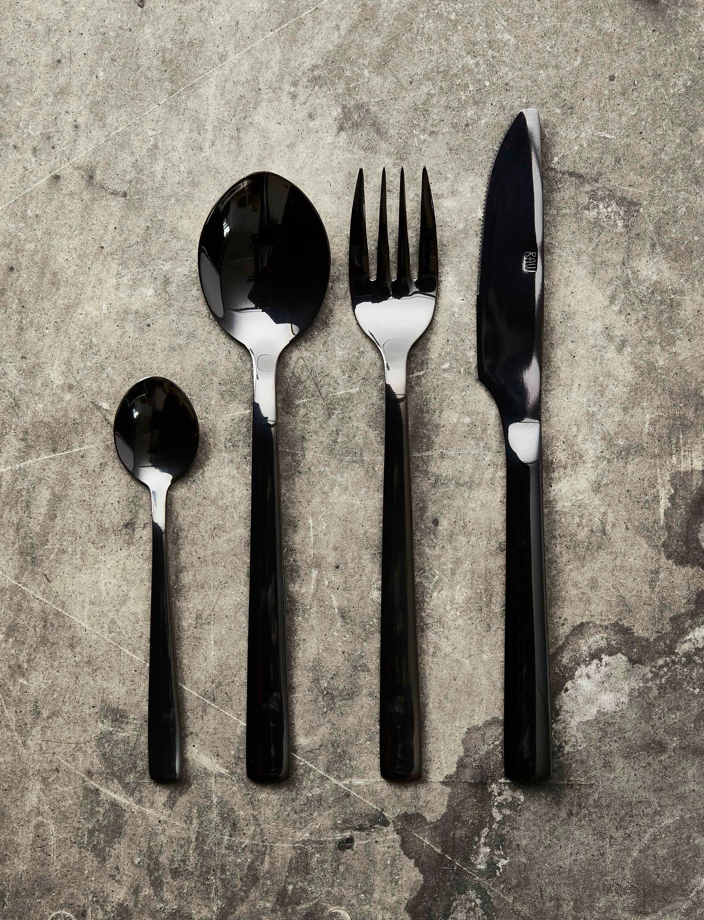 aida RAW Besteck-Set »RAW«, (Set, 48 tlg.), PVD-beschichtete Oberfläche