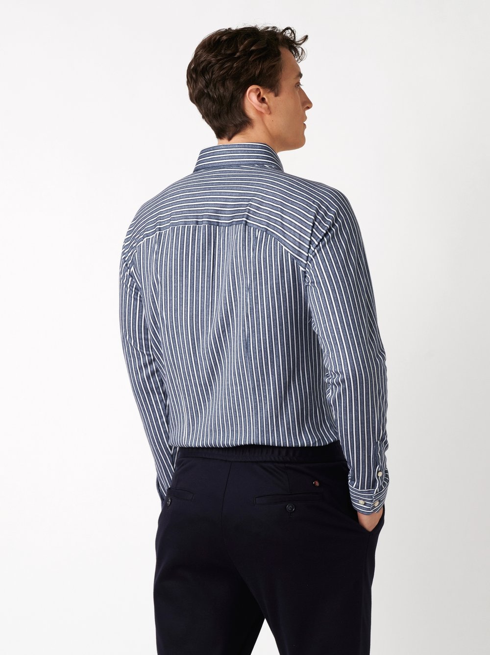 DESOTO Langarmhemd »Jersey Casual Kent«