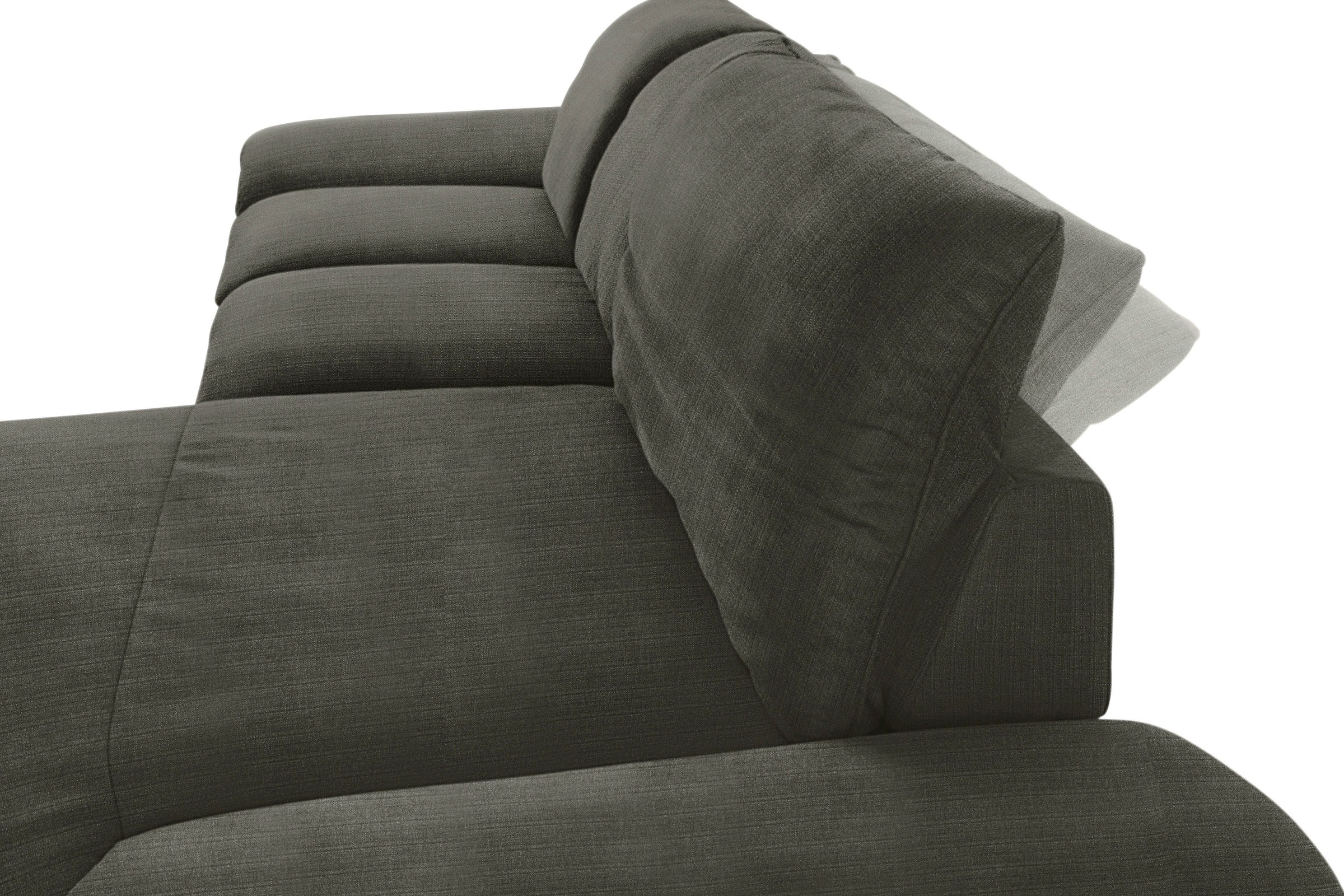 W.SCHILLIG Ecksofa »enjoy&MORE, Designsofa, bequem, zeitlos und elegant, L-Form«, Sitztiefenverstellung, Füße bronze pulverbeschichtet, Breite 310 cm