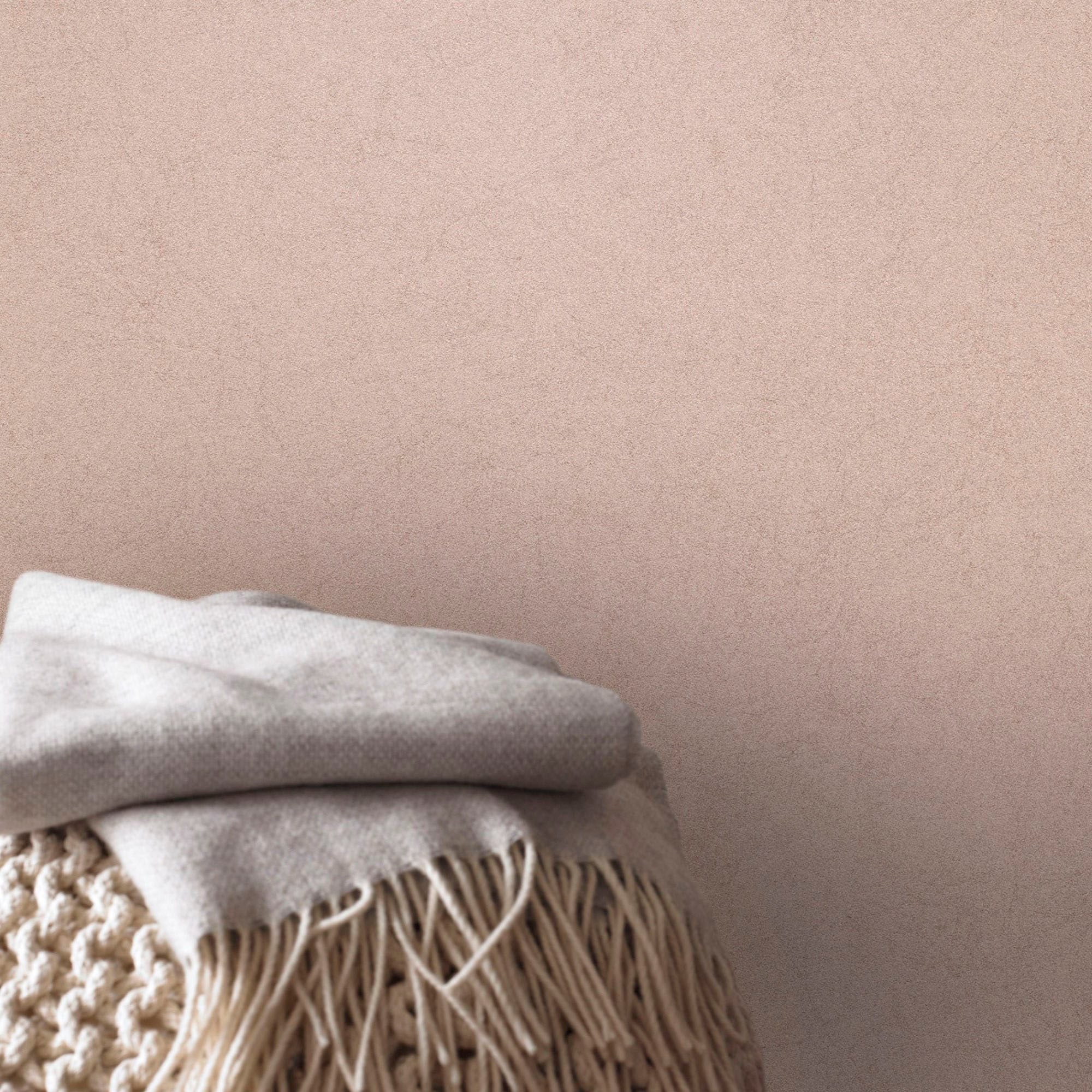 Superfresco Easy Vliestapete »Luxus Uni«, uni, Rose Gold - 10m x 52cm