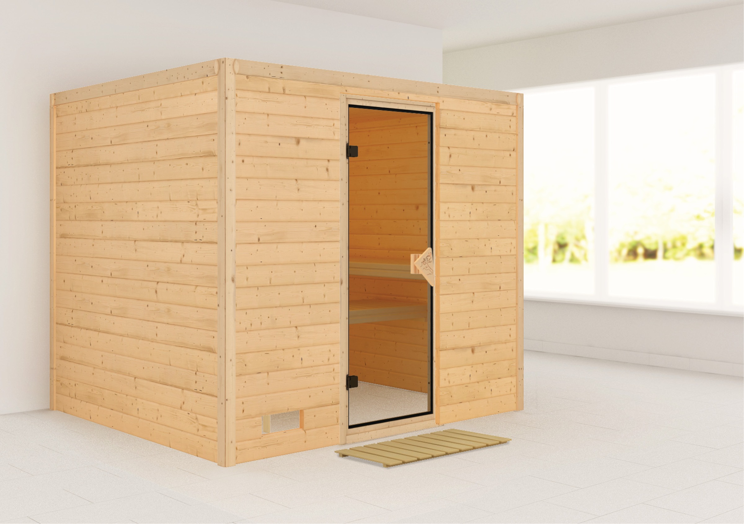 Karibu Sauna »Soraja«, ohne Ofen