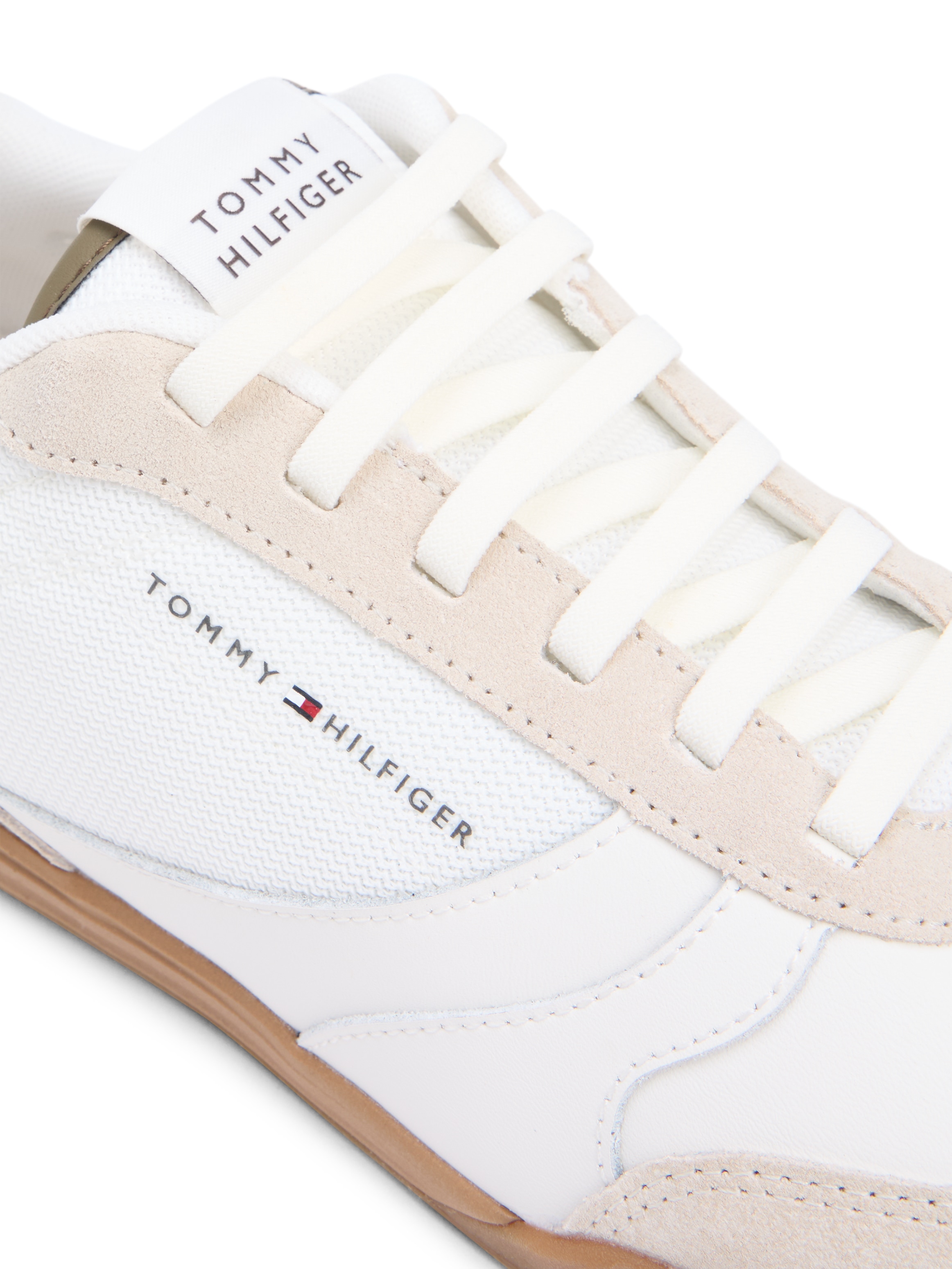 Tommy Hilfiger Slip-On Sneaker »LOPRO LTH MIX RWB«  Freizeitschuh, Halbschuh, Schlüpfschuh mit Kontrastbesatz an der Ferse