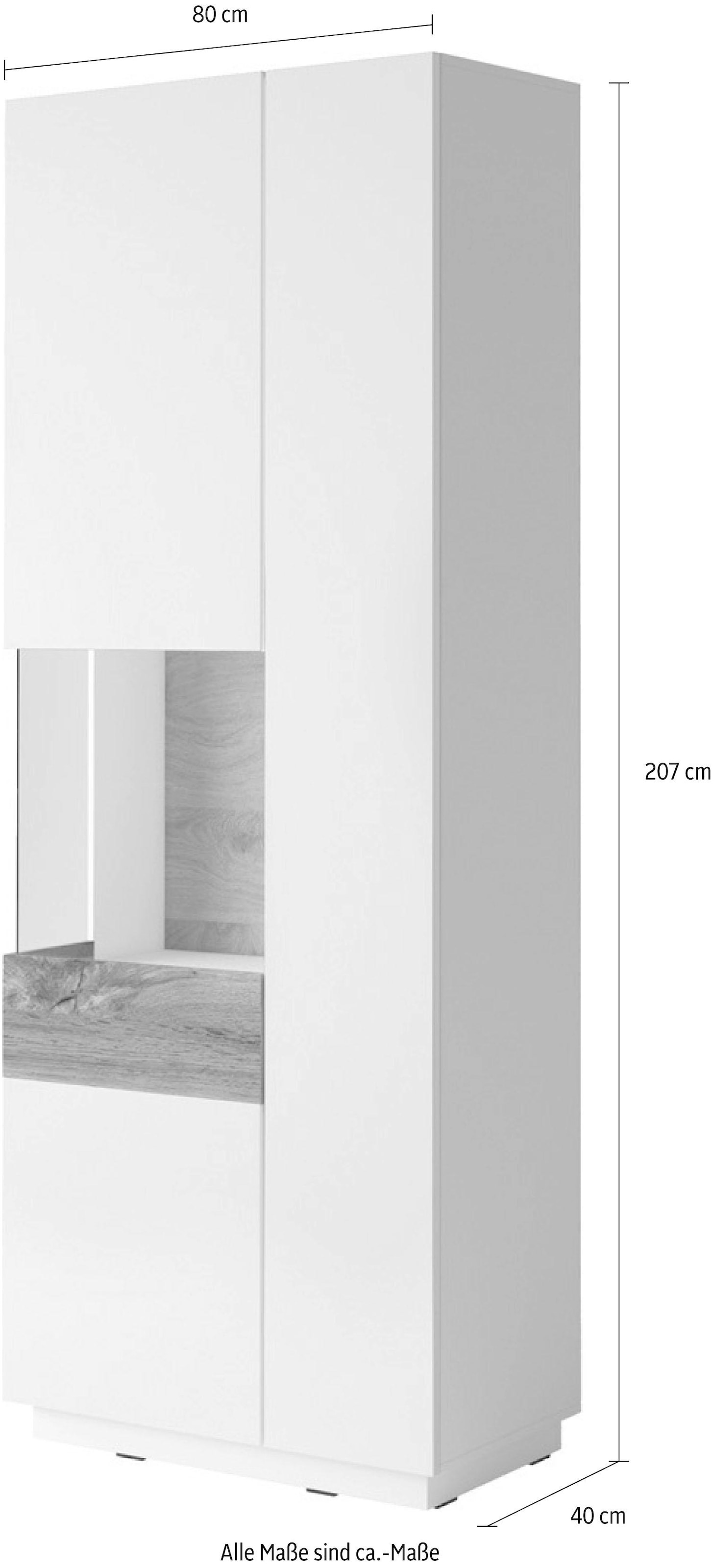 INOSIGN Vitrine »SILKE«, Höhe 207 cm