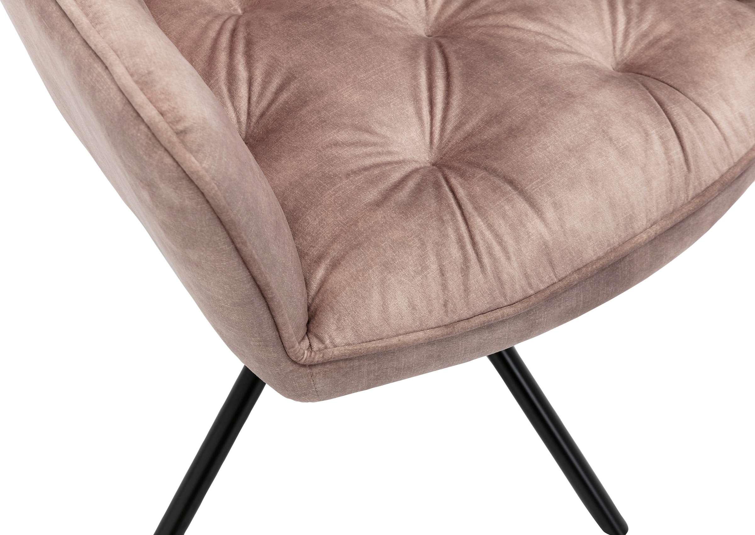 byLIVING Esszimmerstuhl »Sarina«, (Set), 2 St., Samtstoff Velvet, 2er-Set, hochwertiger Vintage-Samt Bezug mit Steppung, 360Grad drehbar