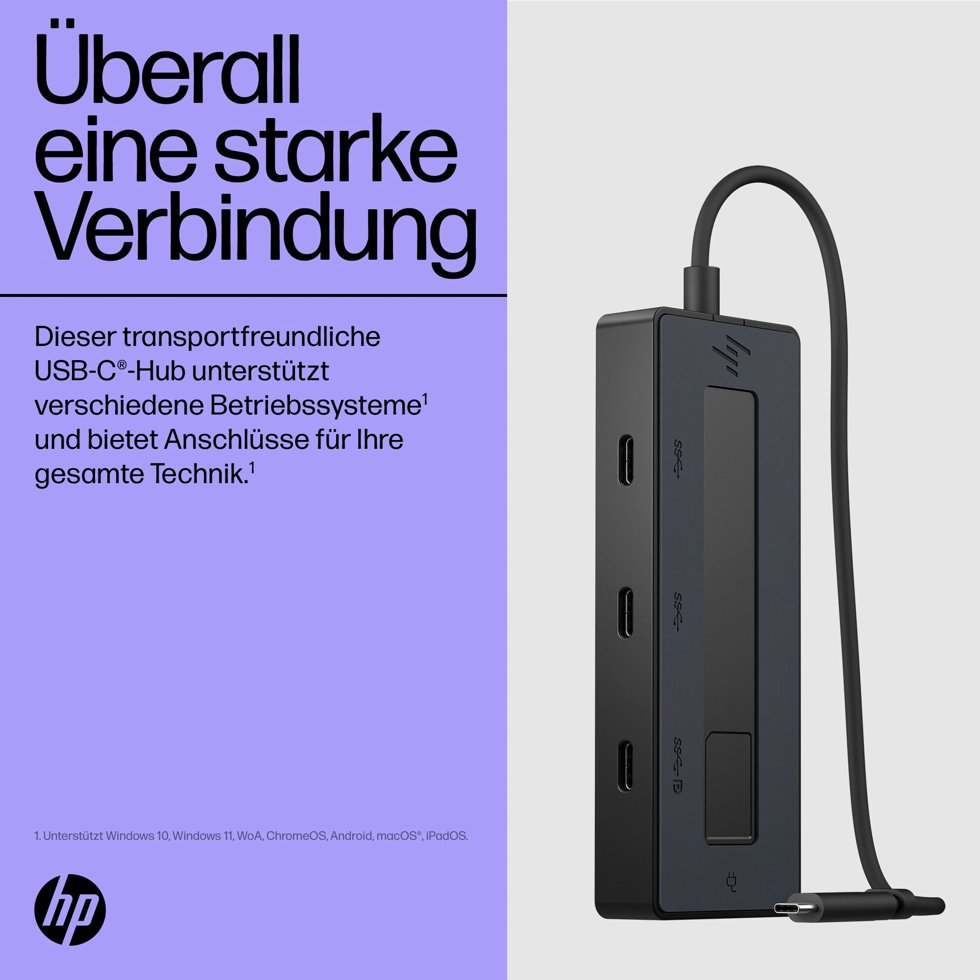 HP Laptop-Dockingstation »Universal USB-C Multiport-Hub«