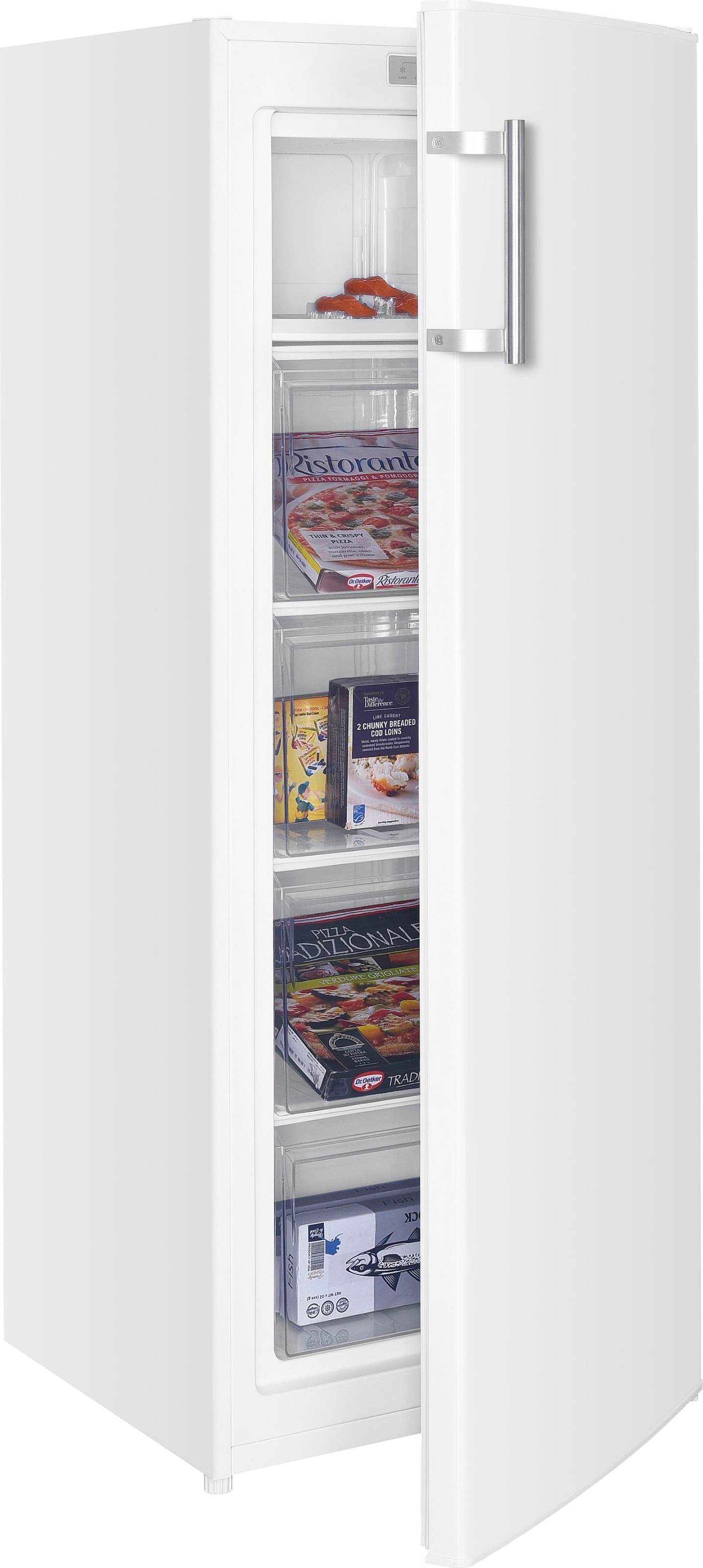 Hanseatic Gefrierschrank »HGS14355DW«, 142,6 cm hoch, 54,4 cm breit, QuickF günstig online kaufen