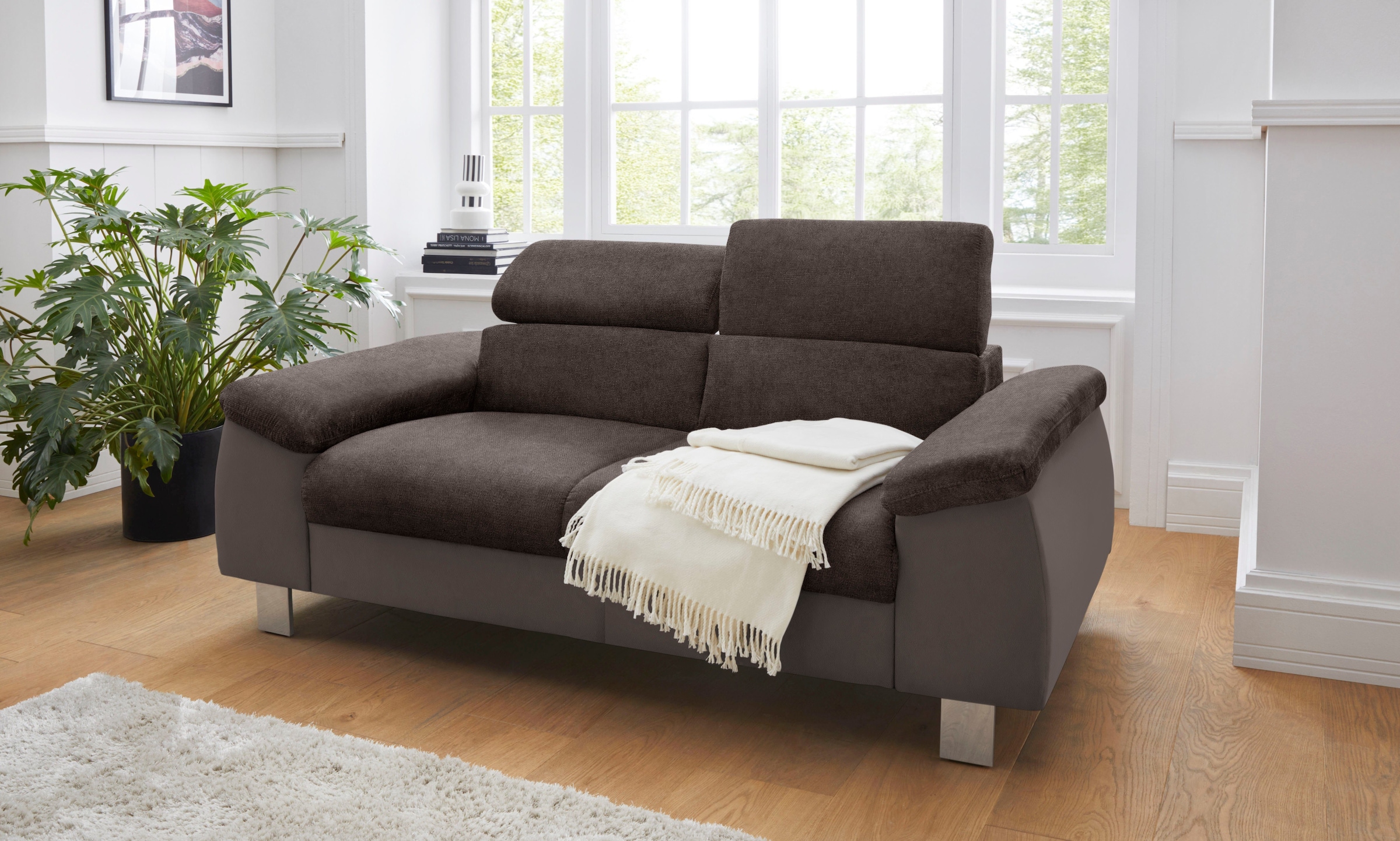 COTTA Polstergarnitur »Komaris, B: 177 bzw. 100 cm« Set, Set: 2er-Sofa & Ho günstig online kaufen