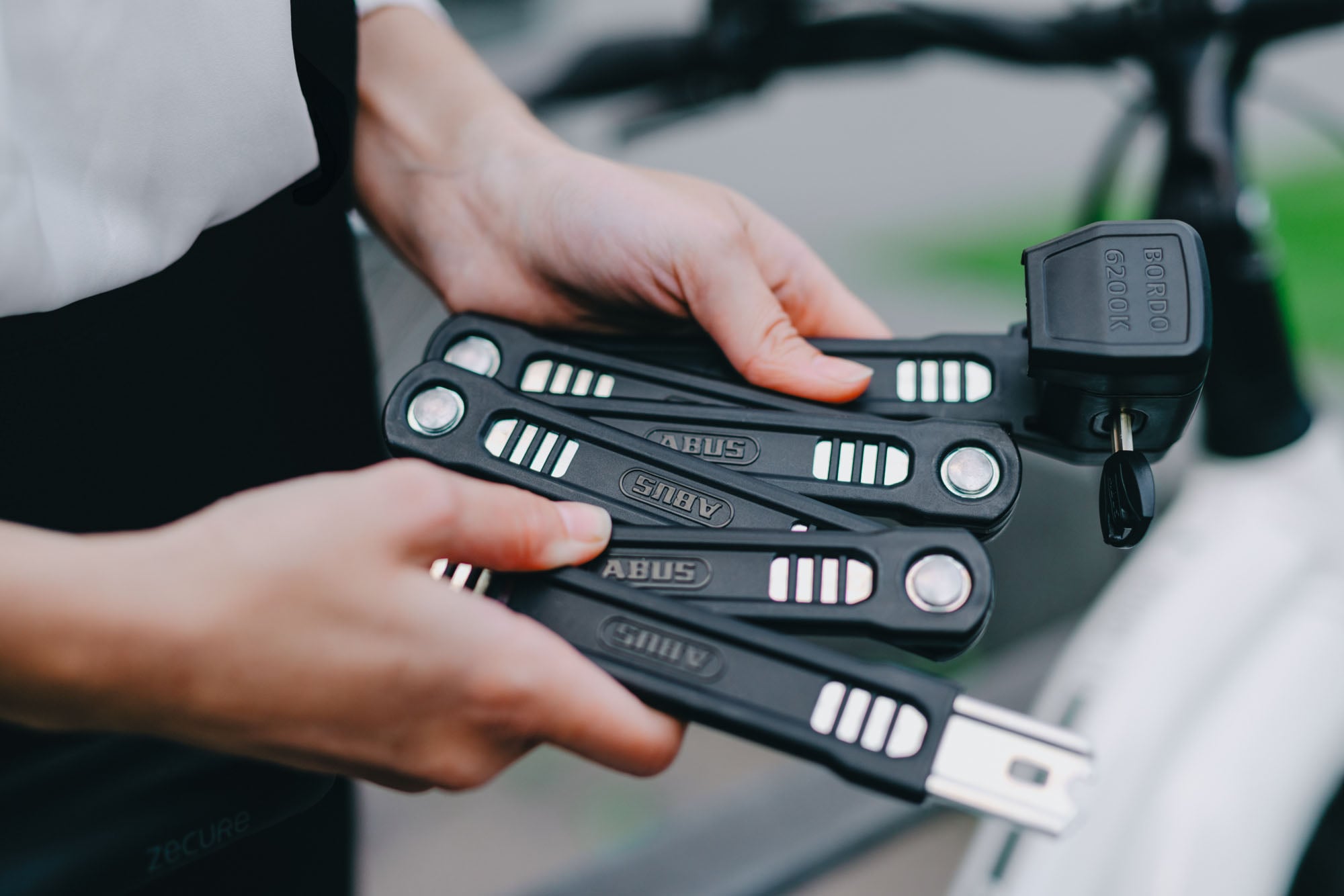 ABUS Faltschloss »BORDO Combo 6000C/120 BK SH«