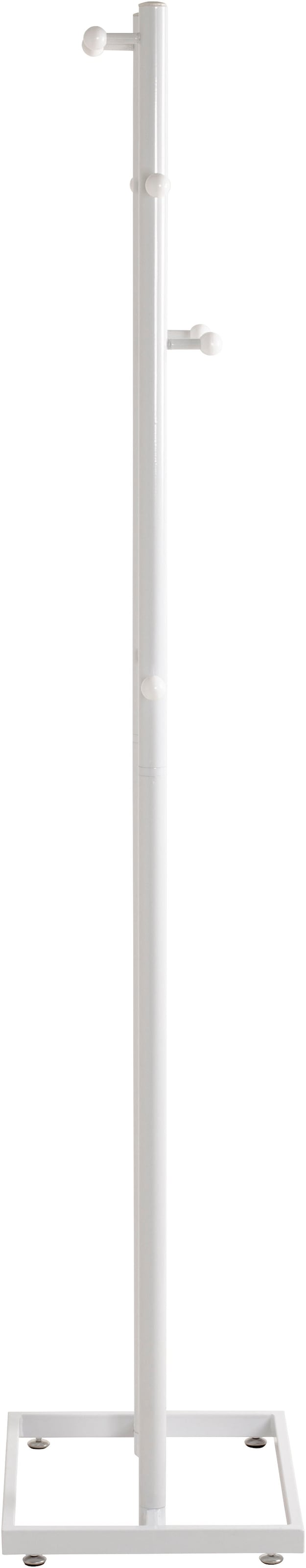HAKU Garderobenständer »Kleiderständer, Standgarderobe« freiform - aus Metall Weiß - B/T/H 45/34/175 cm