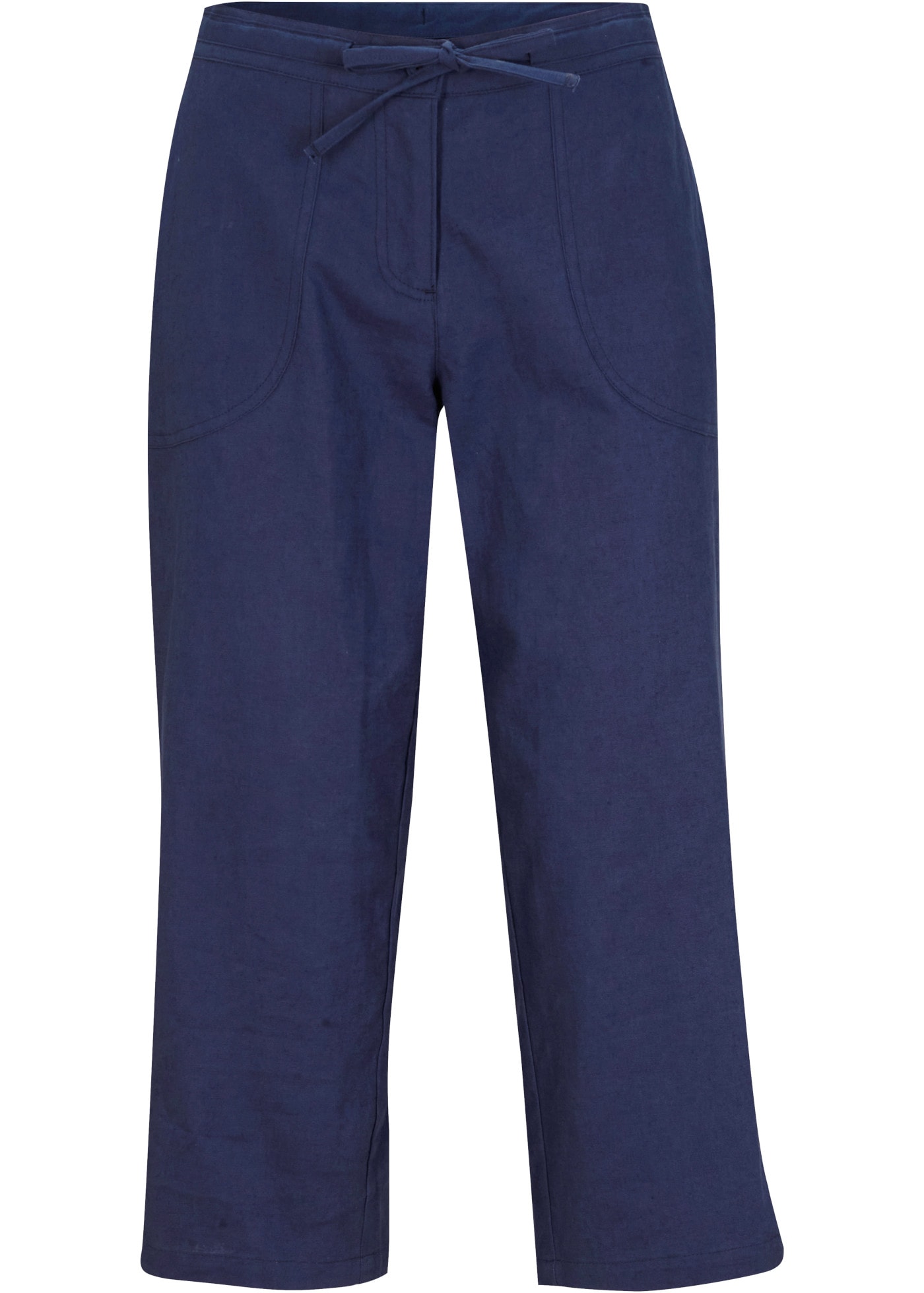 bonprix 3/4-Hose  aus Leinen und Baumwolle, weite 3/4-Passform