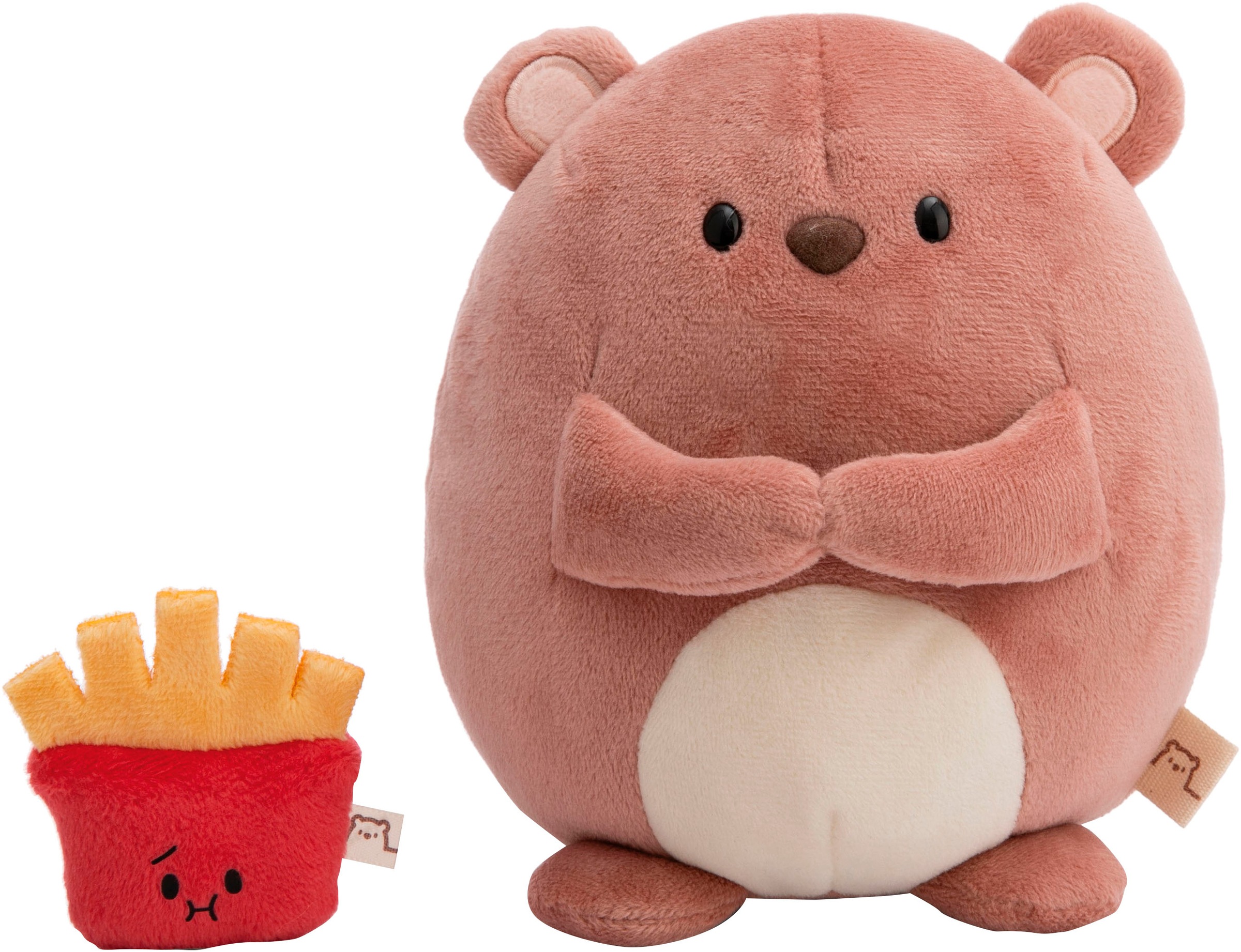 Nici Kuscheltier »mymochi, Bär Nomo, 16 cm«, mit Pommes, in Geschenkbox