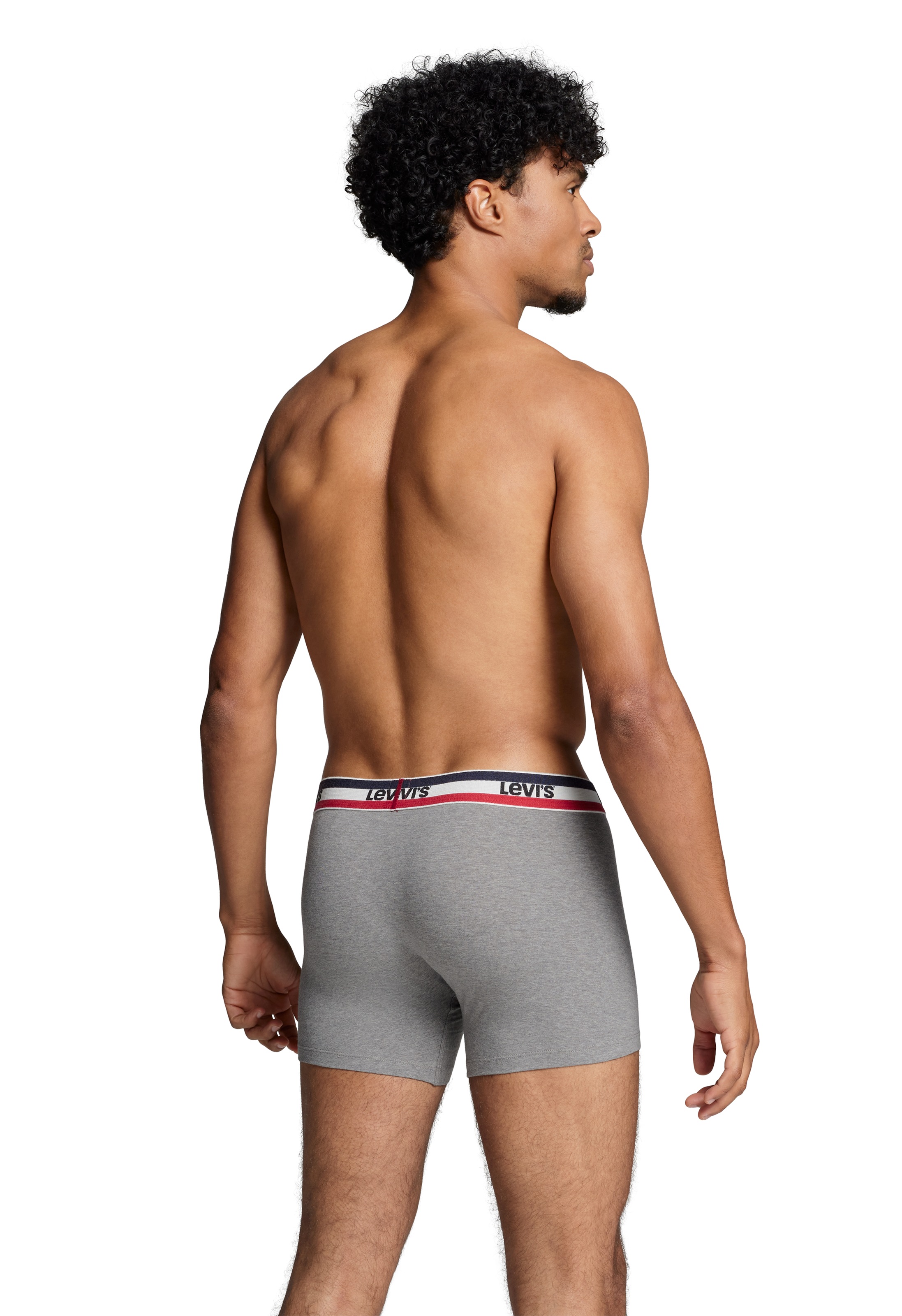 Levi's® Boxershorts »LEVIS MEN SPW LOGO BOXER BRIEF ORG  2P« Packung, 2er Pack,  mit breitem Logobund