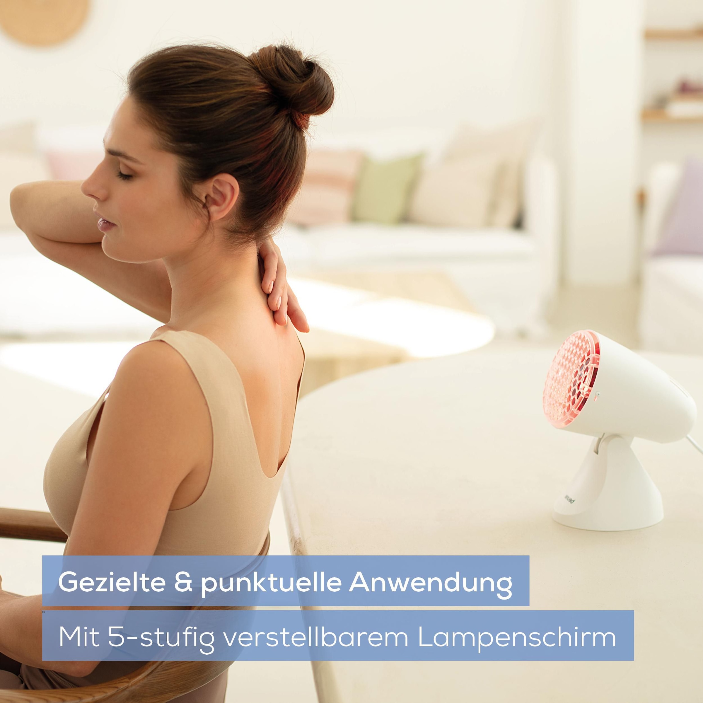 BEURER Infrarotlampe »IL 11 tiefenwirksame Wärmelampe mit 100 Watt, Medizinprodukt« wohltuende Wärme bei Erkältungen und Muskelverspannungen