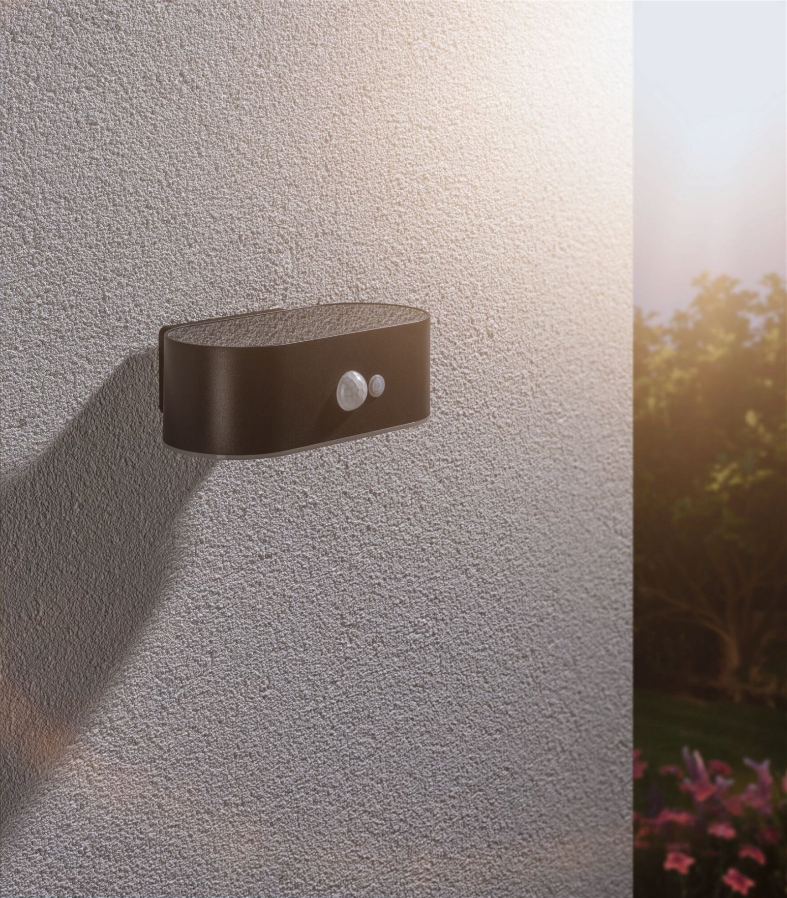 Paulmann LED Außen-Wandleuchte »Solar Adya IP44 3000K 200lm Schwarz«, 1 flammig, Bewegungsmelder