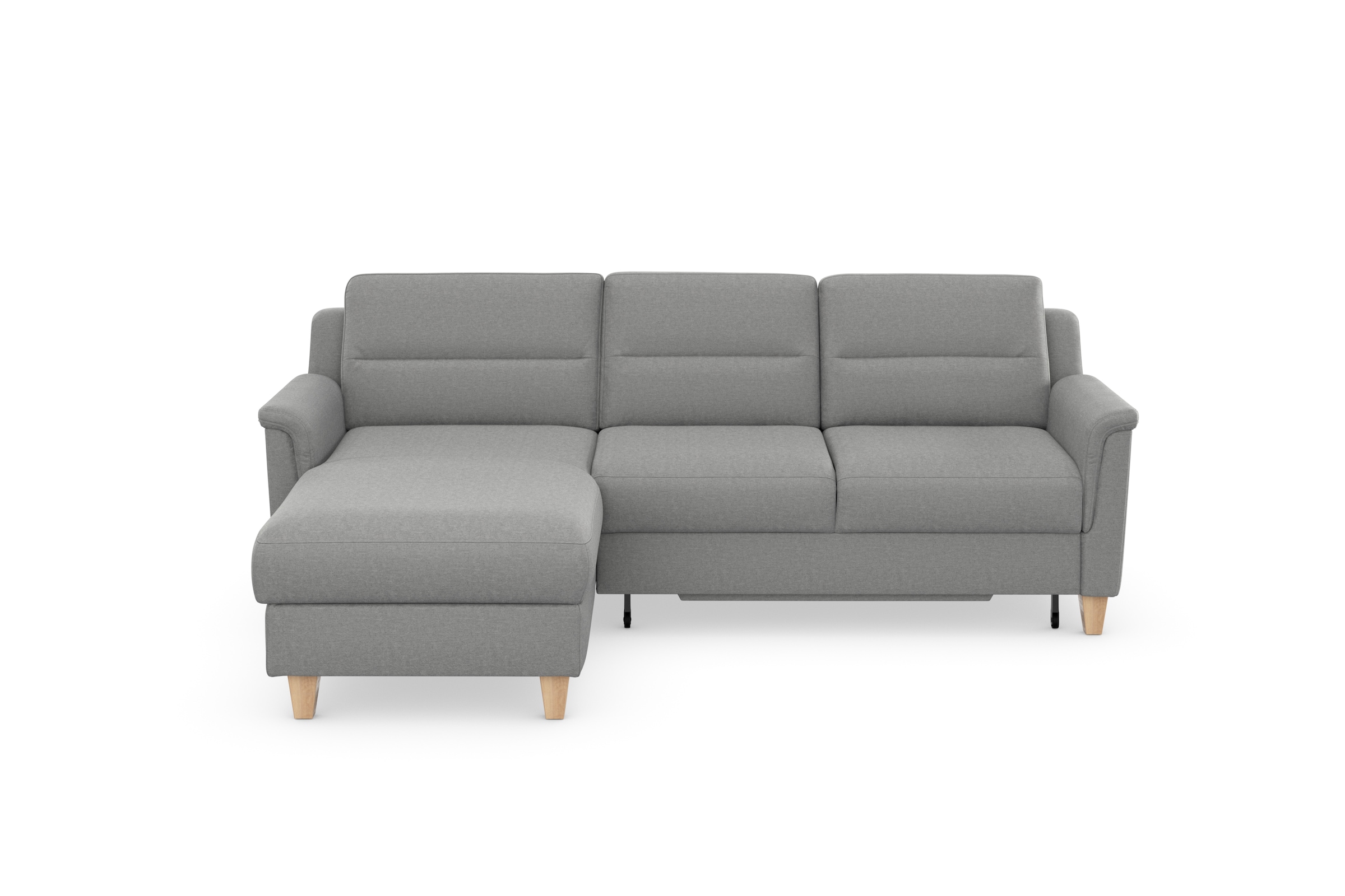 sit&more Ecksofa »Farö L-Form«, inklusive Federkern, wahlweise mit Bettfunktion und Bettkasten
