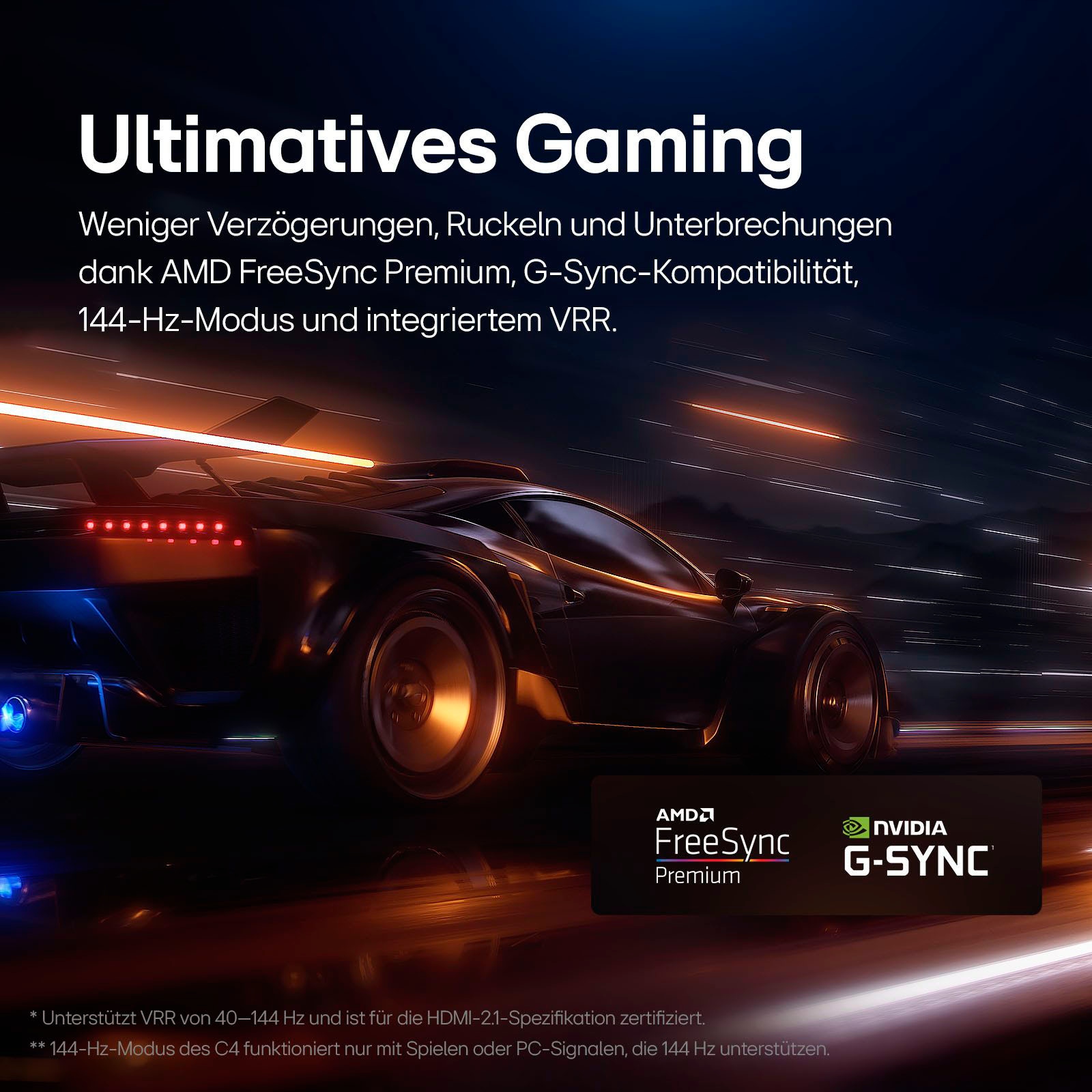 LG OLED-Fernseher »OLED42C47LA«, 4K Ultra HD, Smart-TV