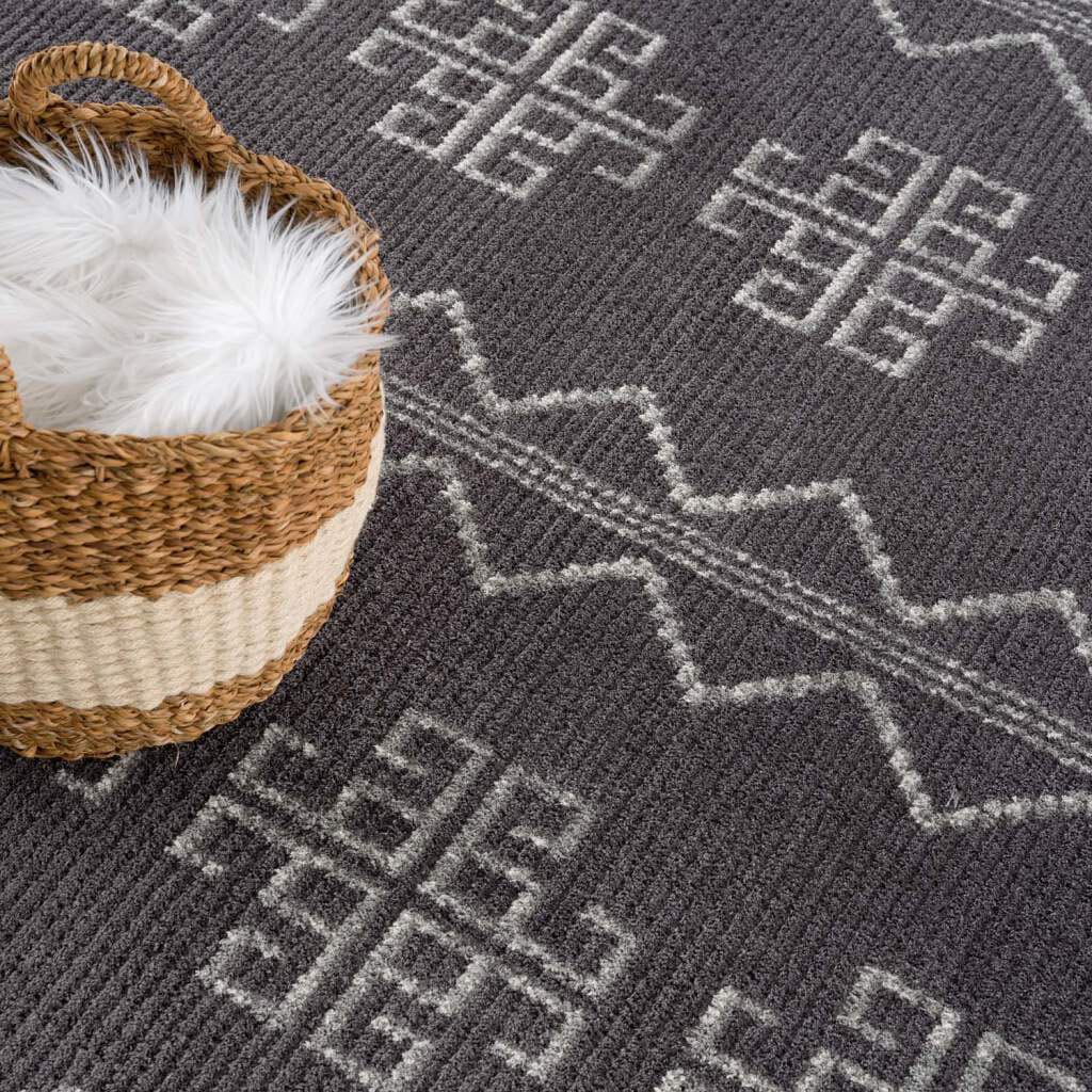 Carpet City Teppich »April 0608«, rechteckig, 10 mm Höhe, Läufer, weich durch Microfaser, Boho Ethno Look, Wohnzimmer