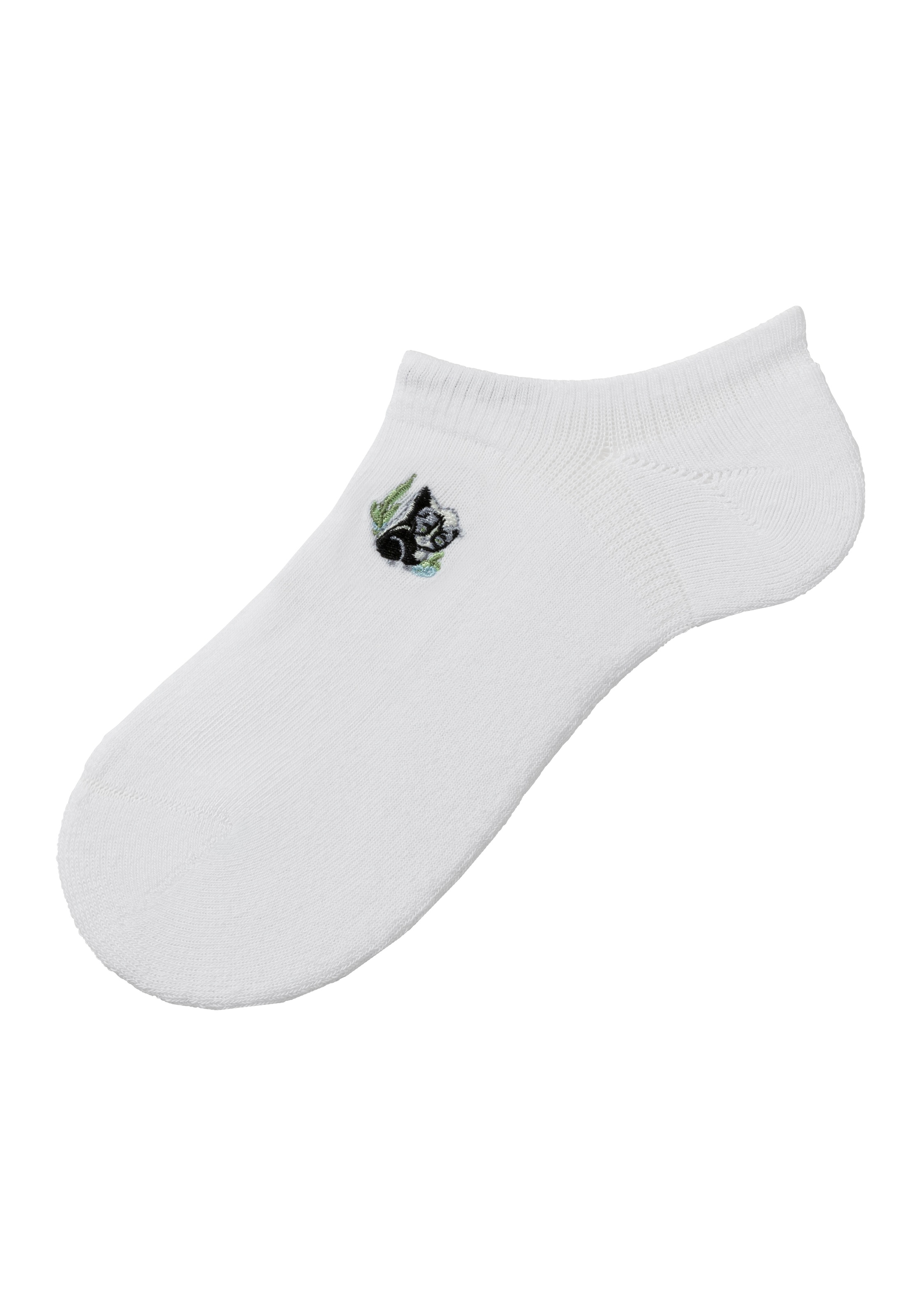 H.I.S Sneakersocken Packung, 5 Paar tlg. mit kleiner Stickerei