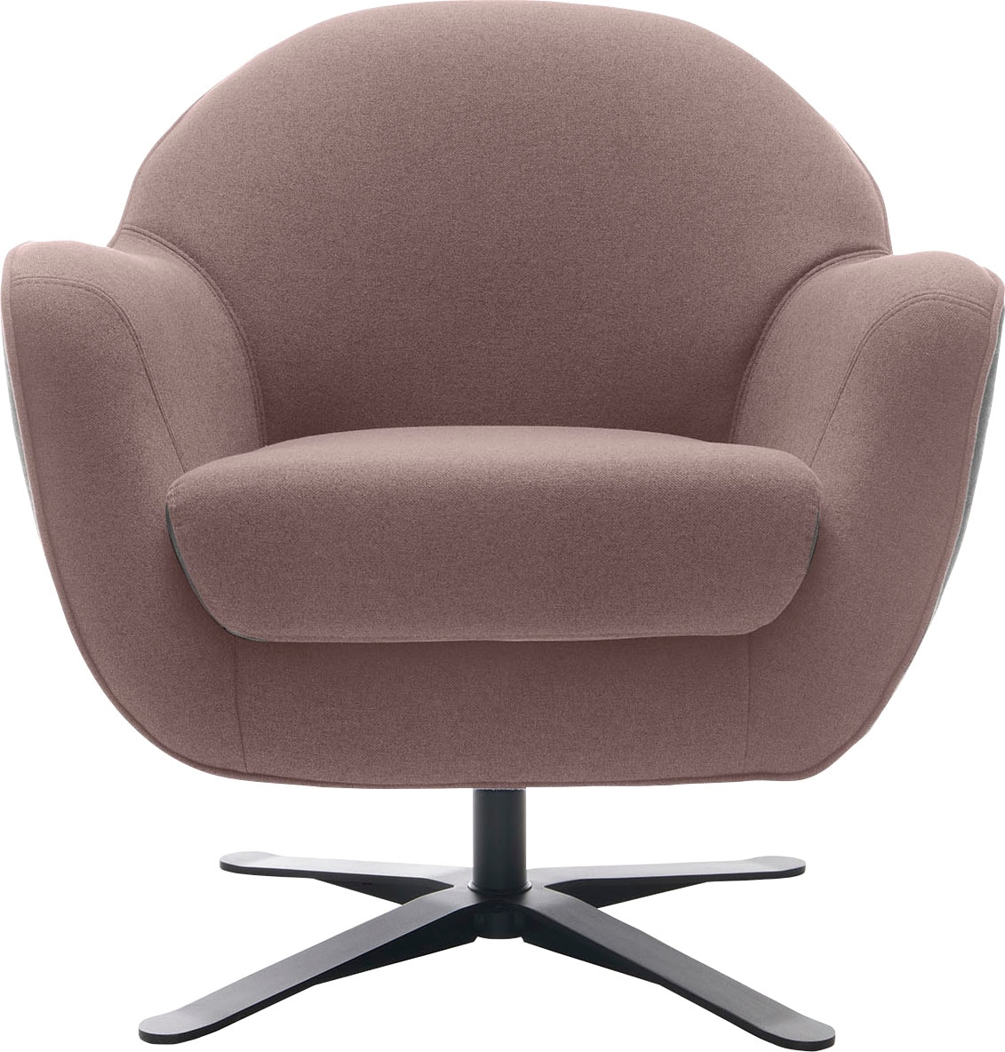 TRENDMANUFAKTUR Drehsessel »Mira, Loungesessel«, in zeitlosem, modernen Stil mit praktischer Drehfunktion
