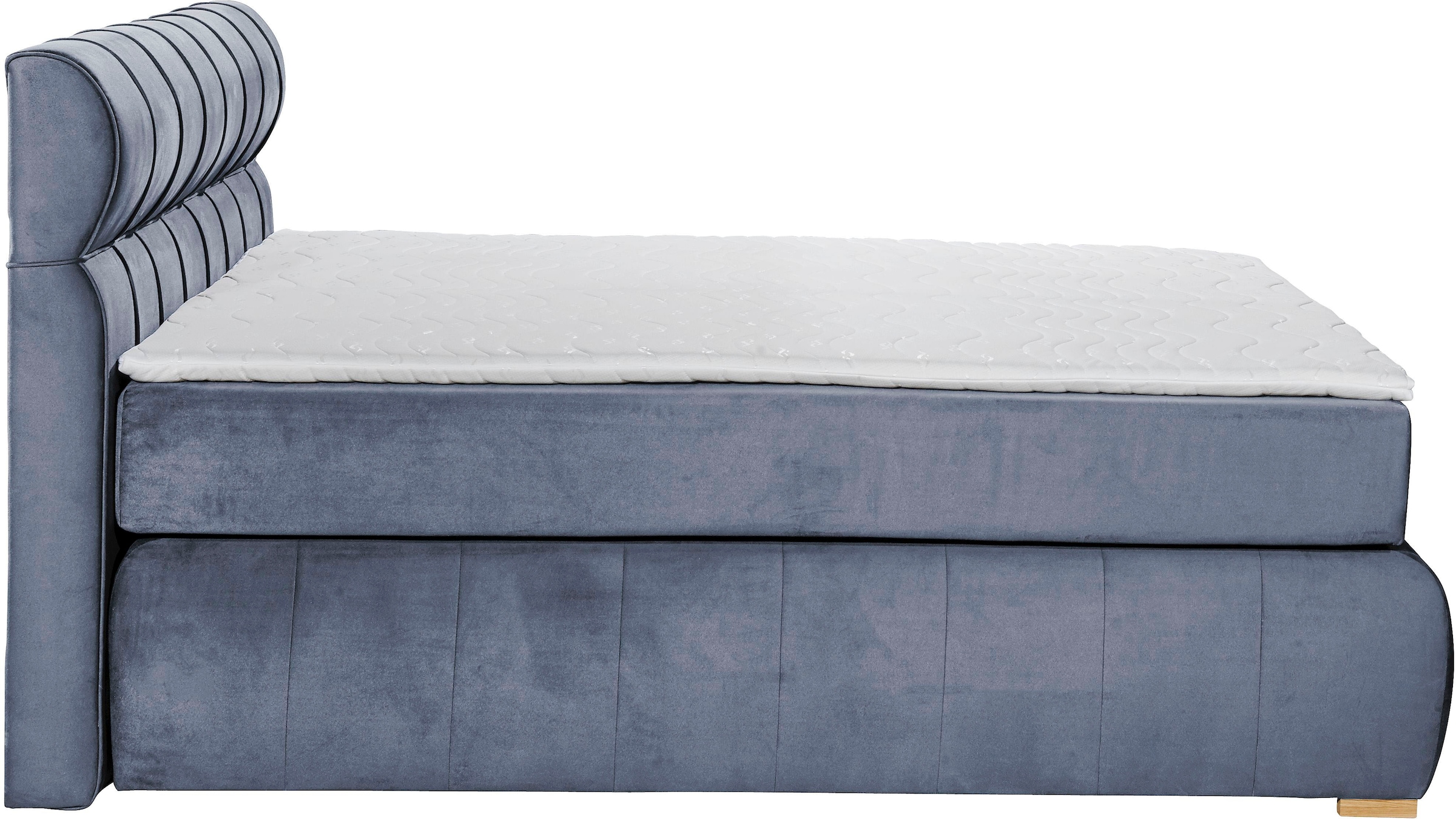 Places of Style Boxspringbett »Felicia«, in H4, inkl. Topper und Bettkasten