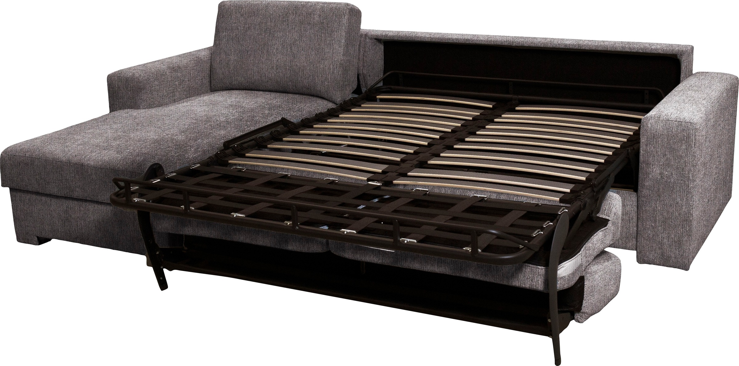 Home affaire Ecksofa »Roma "M" Matratzenhöhe 14 cm, Dauerschlaffunktion, mit Unterfederung,«, Liegemaße ca 143x198 cm, L-Form