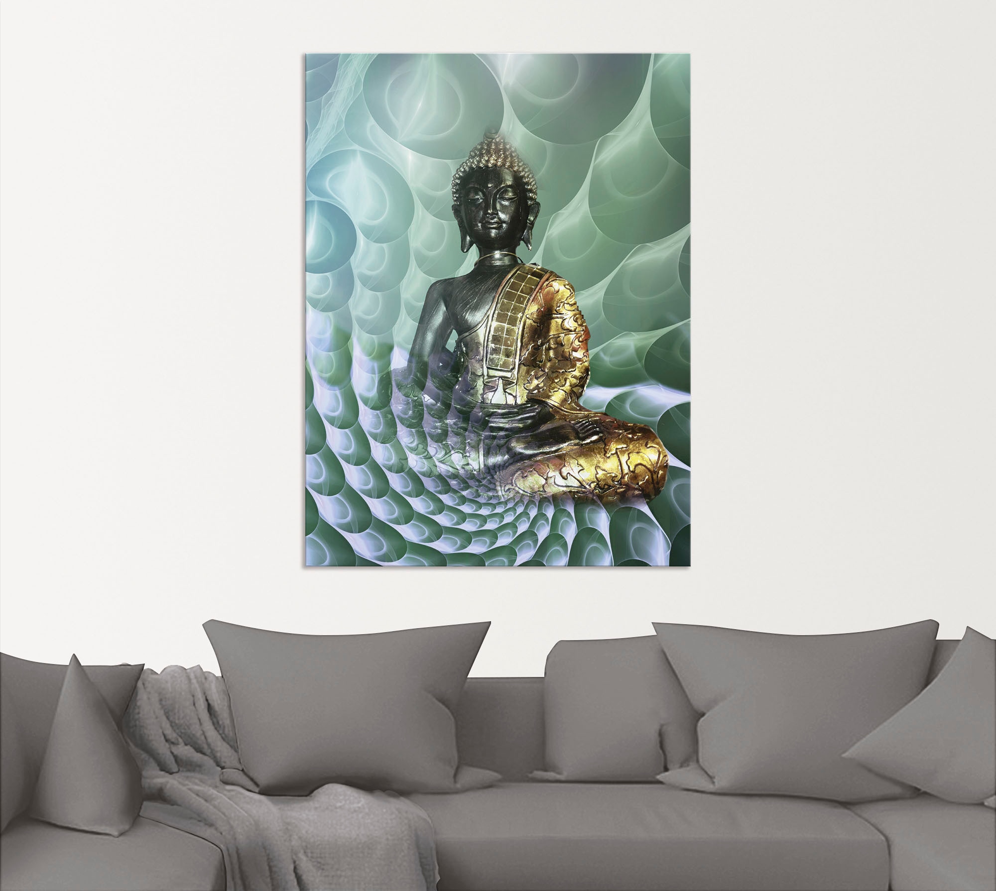 Artland Wandbild »Buddhas Traumwelt CB«, Religion, (1 St.), als Alubild, Ou günstig online kaufen