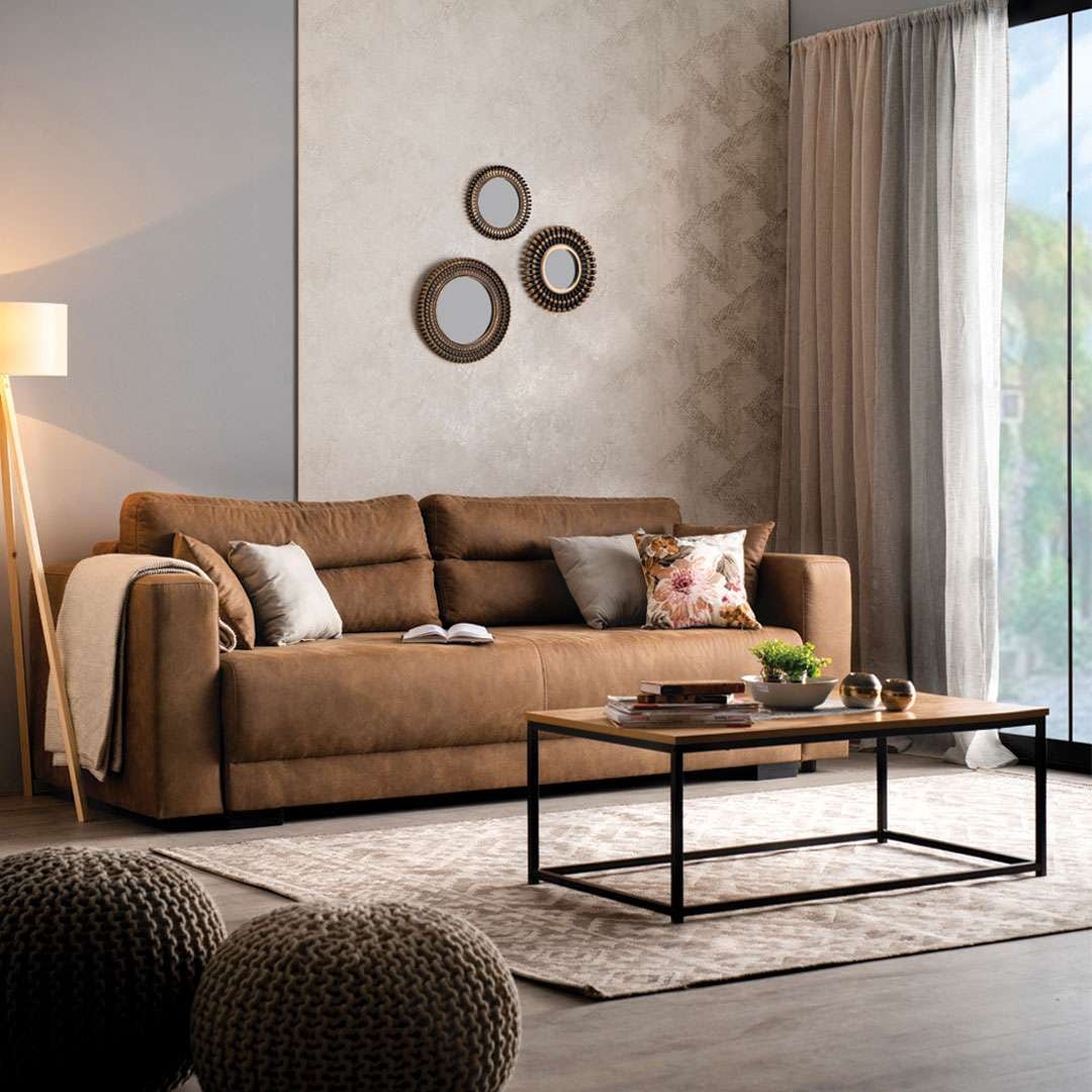 INOSIGN Schlafsofa »Witla, 237 cm, (Liegefläche 150/196 cm), mit Bettkasten«, inkl. loser Zier- und Rückenkissen und mit Federkernpolsterung