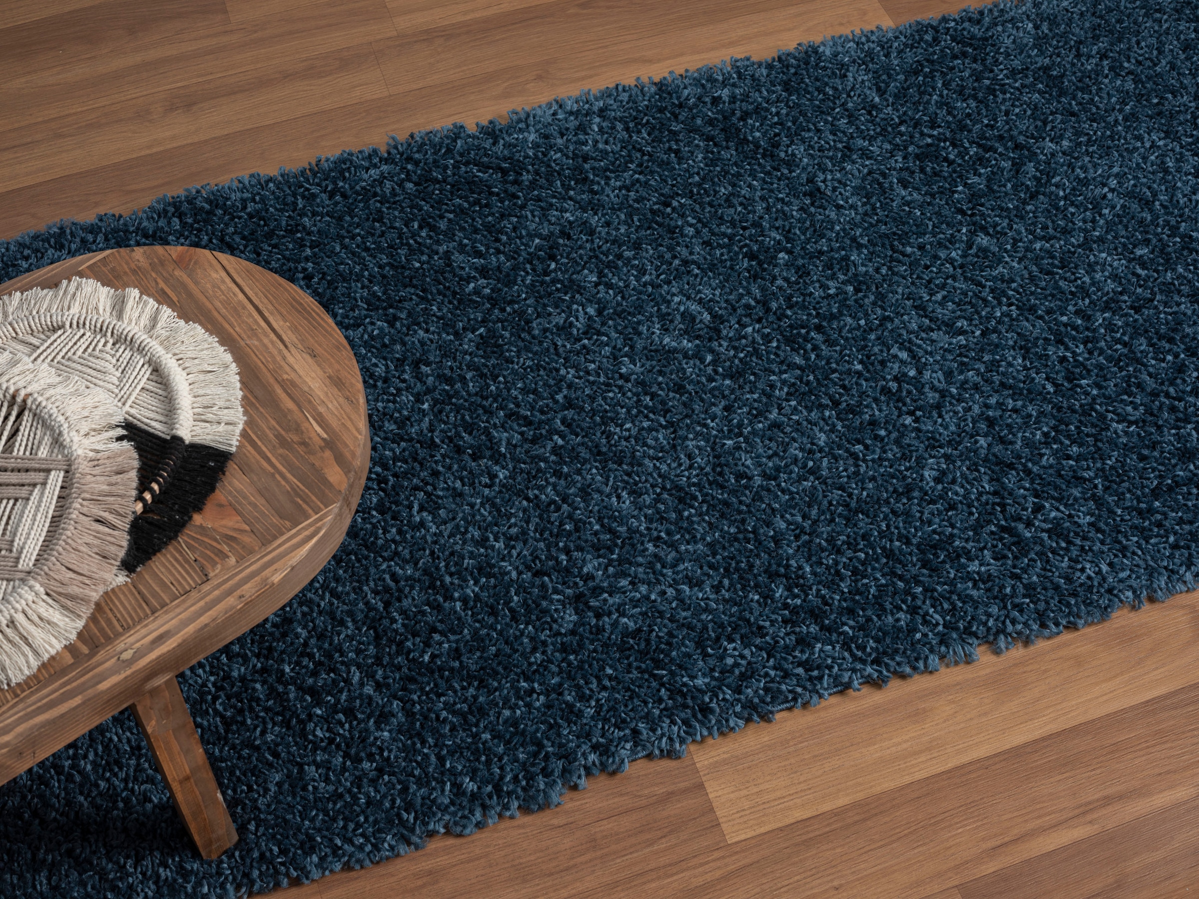 Myflair Möbel & Accessoires Hochflor-Läufer »My Shaggy«, rechteckig, 37 mm Höhe, Shaggy, Uni Farben, leicht glänzend, Microfaser, extra flauschig