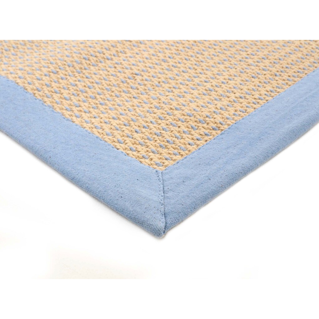 carpetfine Teppich »Sisal Sofia«, rechteckig, 5 mm Höhe, Wendeteppich aus 100% Jute, Wohnzimmer