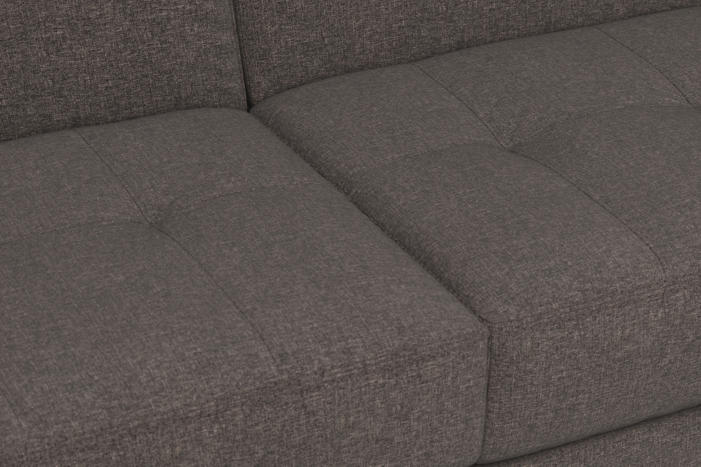 DOMO collection Wohnlandschaft »Capelo, komfortabel, klare Linien zeichnen dieses Design aus, U-Form«, mit Armteilverstellung, wahlweise mit Bettfunktion, Federkern