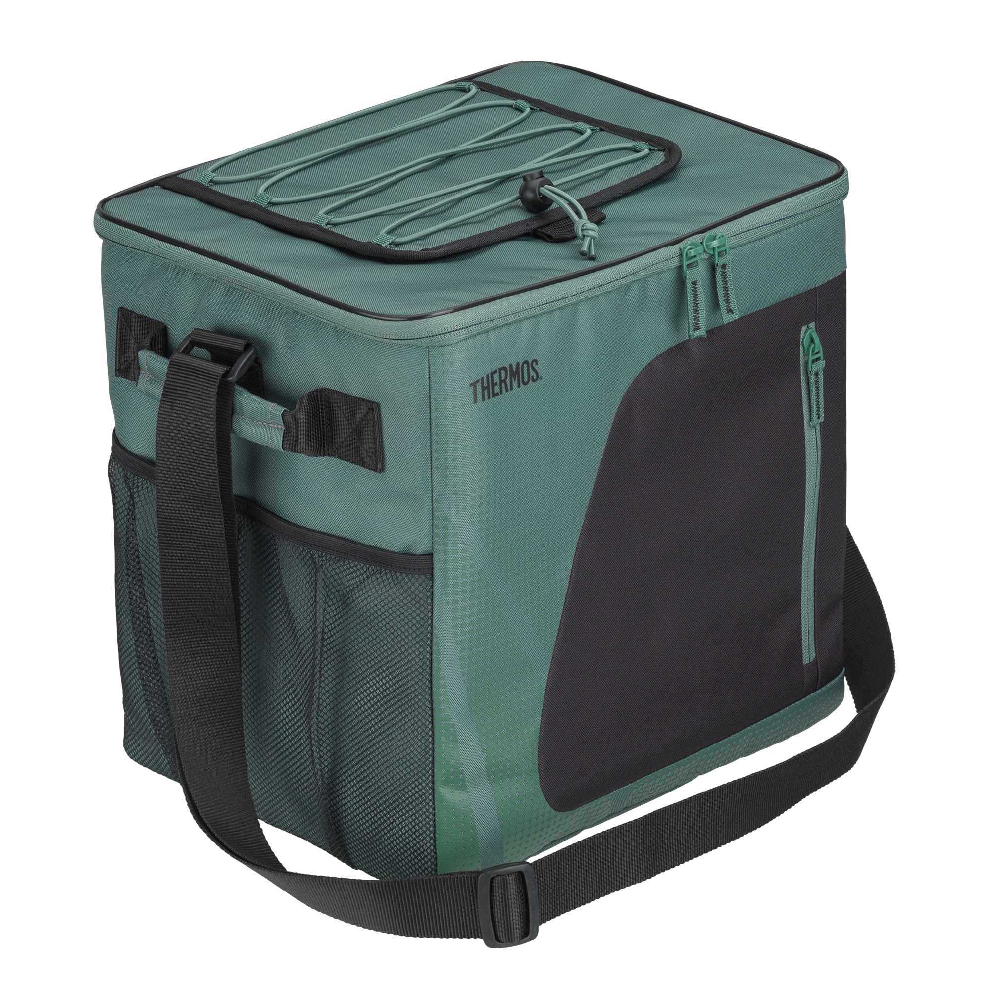 THERMOS Kühltasche »ICON Cooler mit praktischen Tragenetzen« IsoTec Premium-Schichtisolierung, verstellbarer Tragegurt