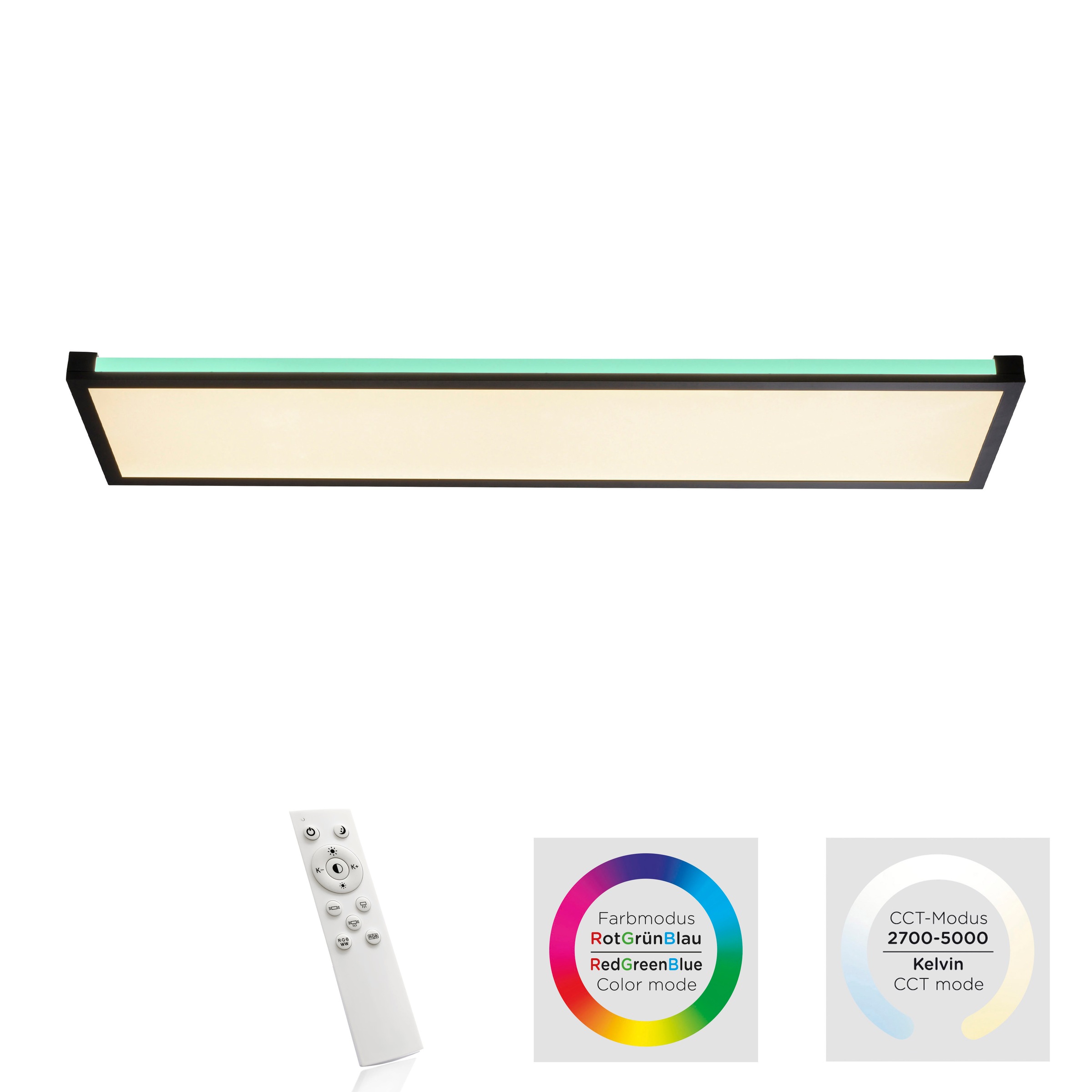 JUST LIGHT Deckenleuchte »MARIO«, 2 flammig, Leuchtmittel LED-Board-LED-Boa günstig online kaufen