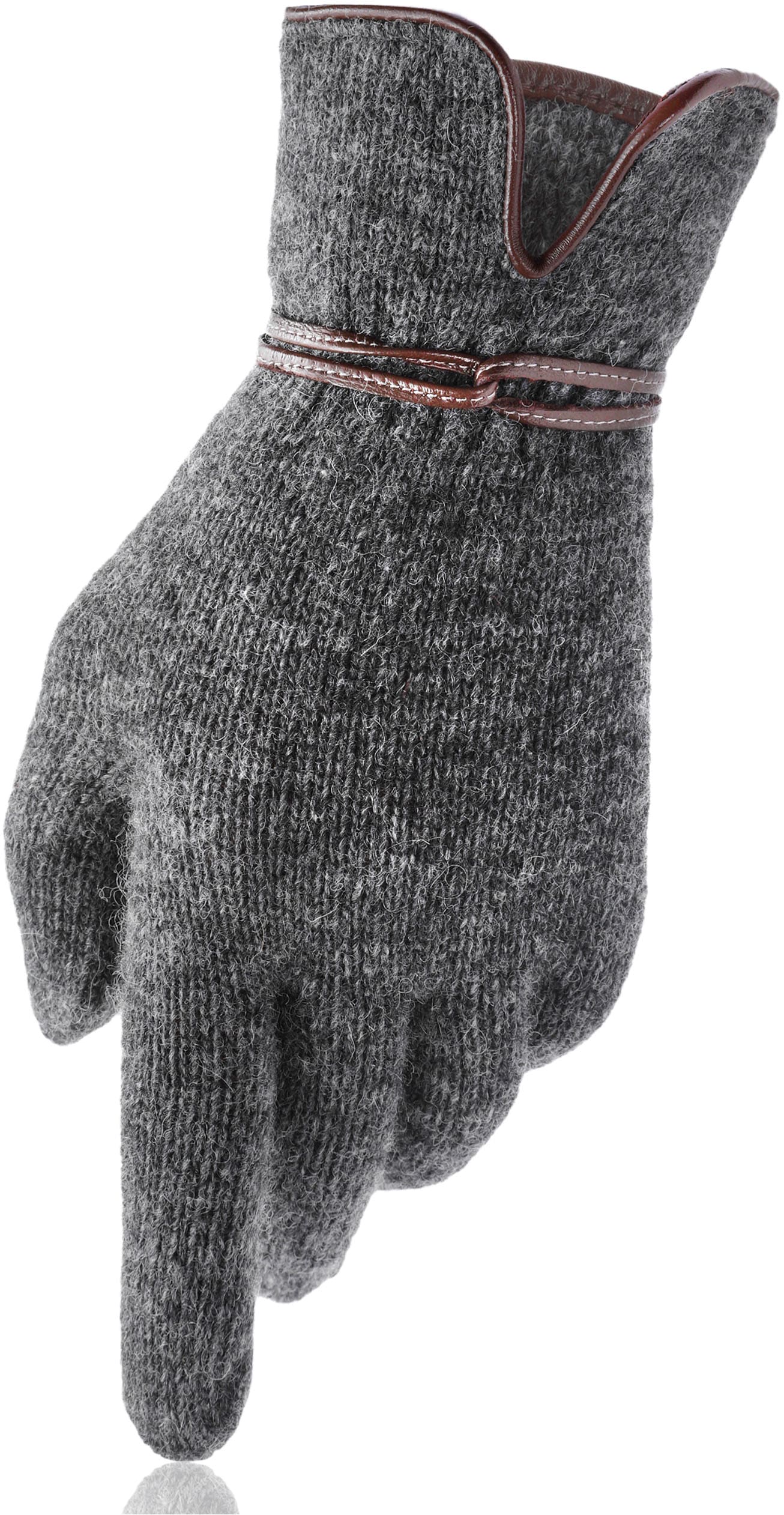 PEARLWOOD Strickhandschuhe elastischer Strickbund